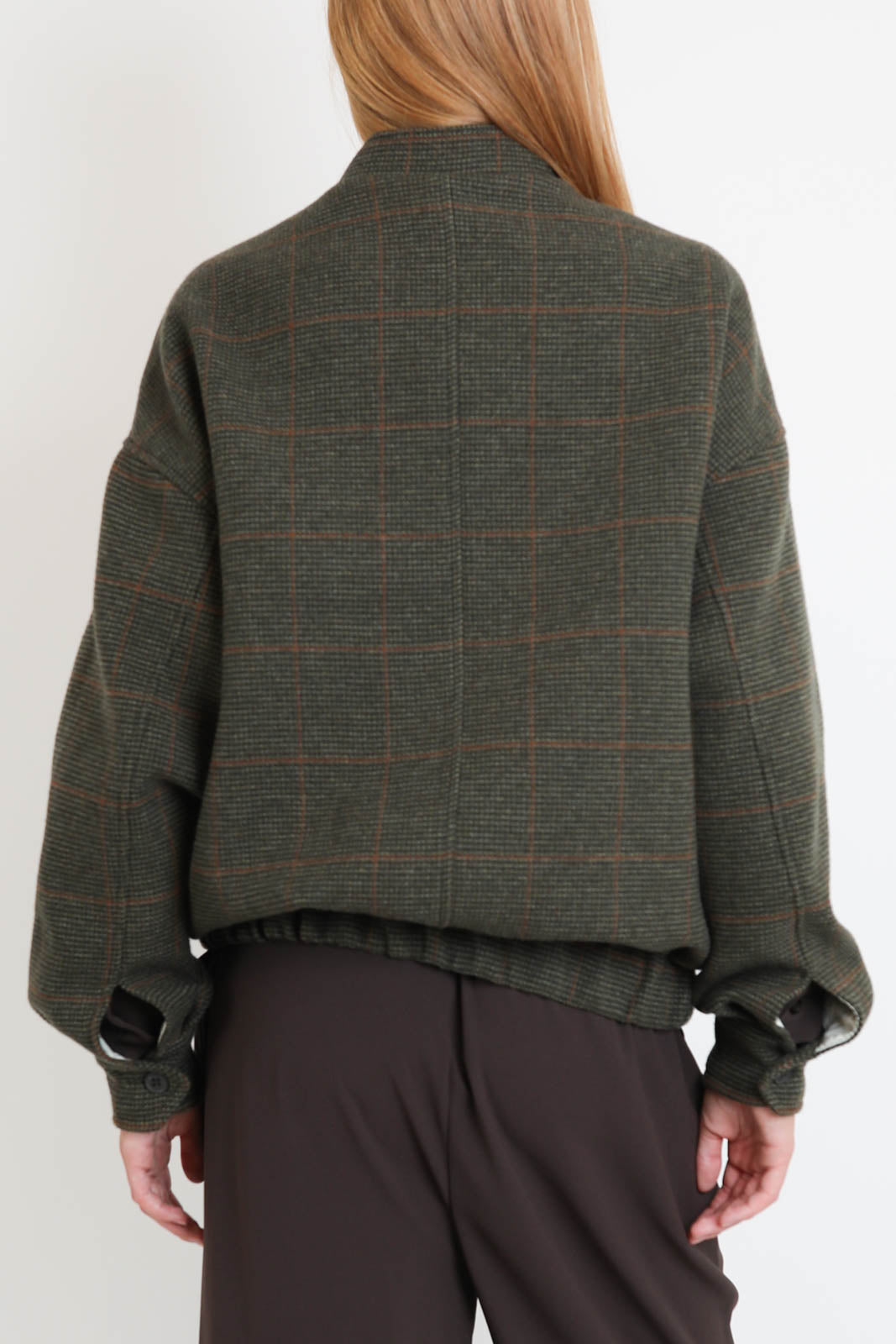 Atelier 1985, Jacke Leonardo in Khaki Kariert