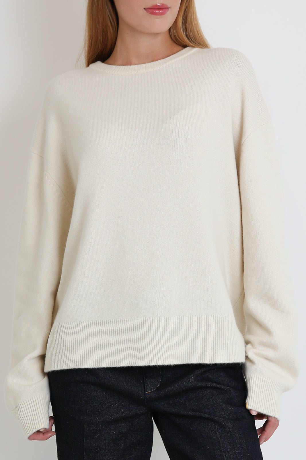 Extreme Cashmere, Pullover Mike in Cream