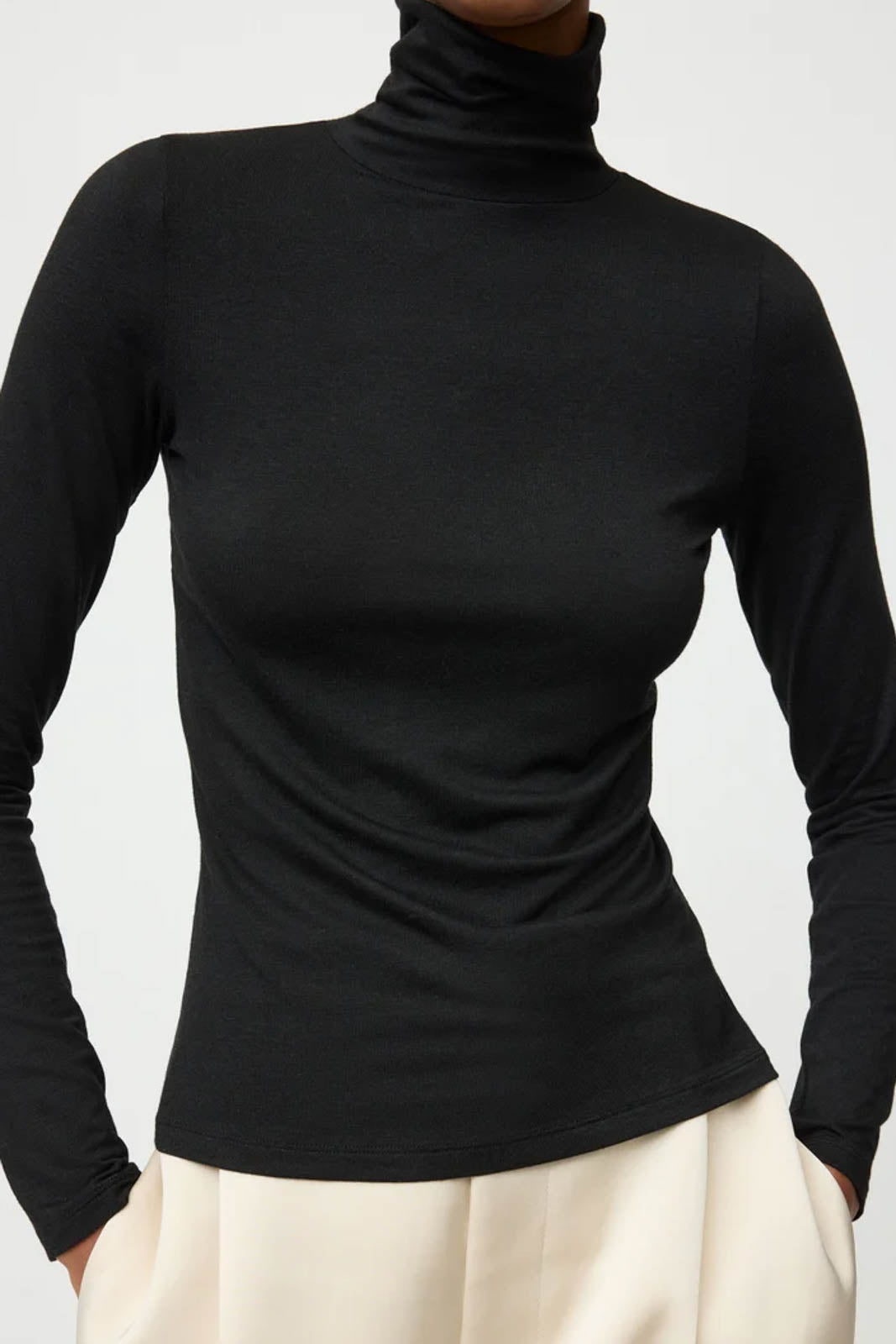 Soft Goat, Pullover Lightweight in Schwarz