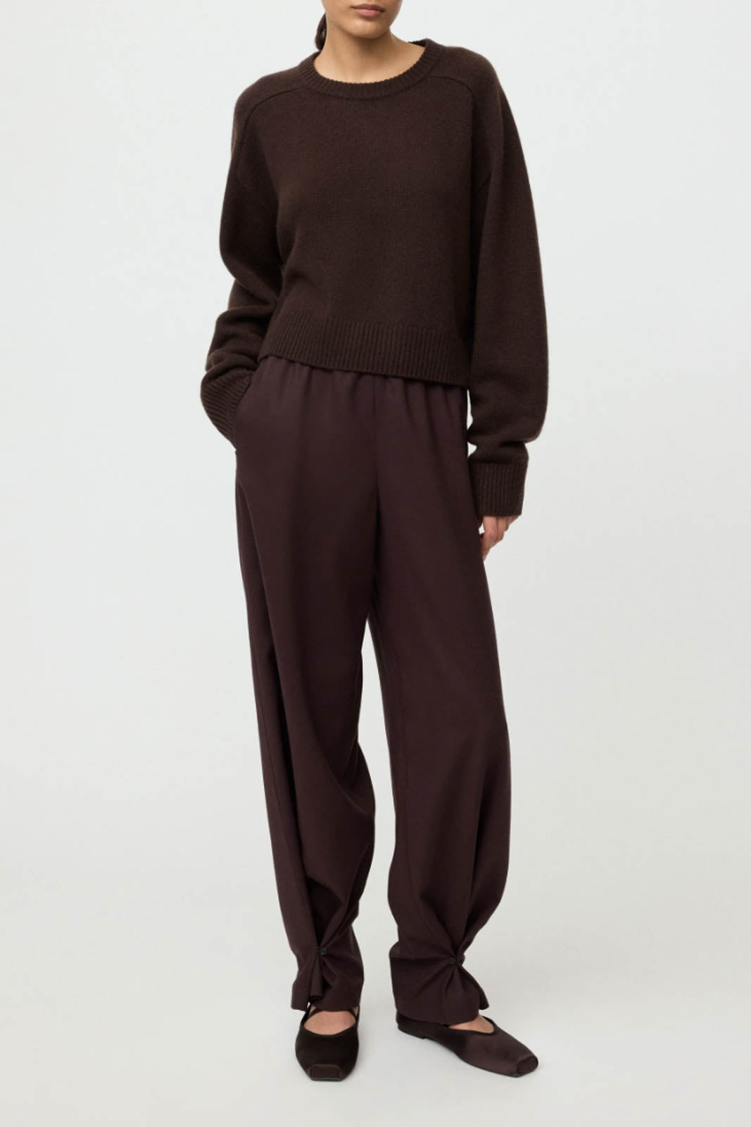 Soft Goat, Pullover aus Kashmere in Mocha
