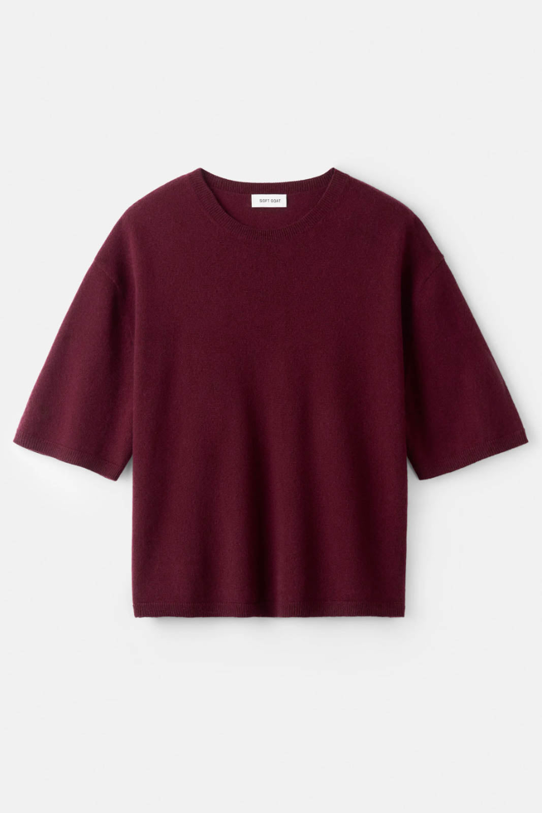 Soft Goat, Pullover Boyfriend in Bordeaux