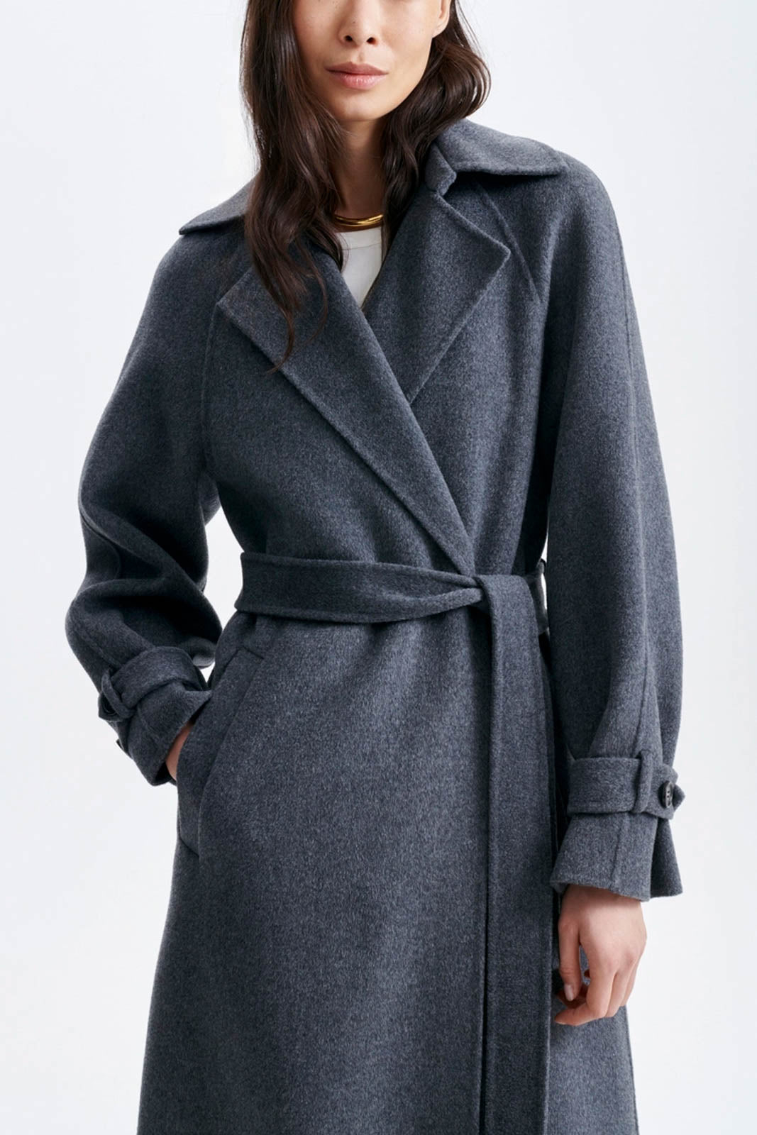 Vanessa Bruno, Mantel Faro in Anthracite Chine