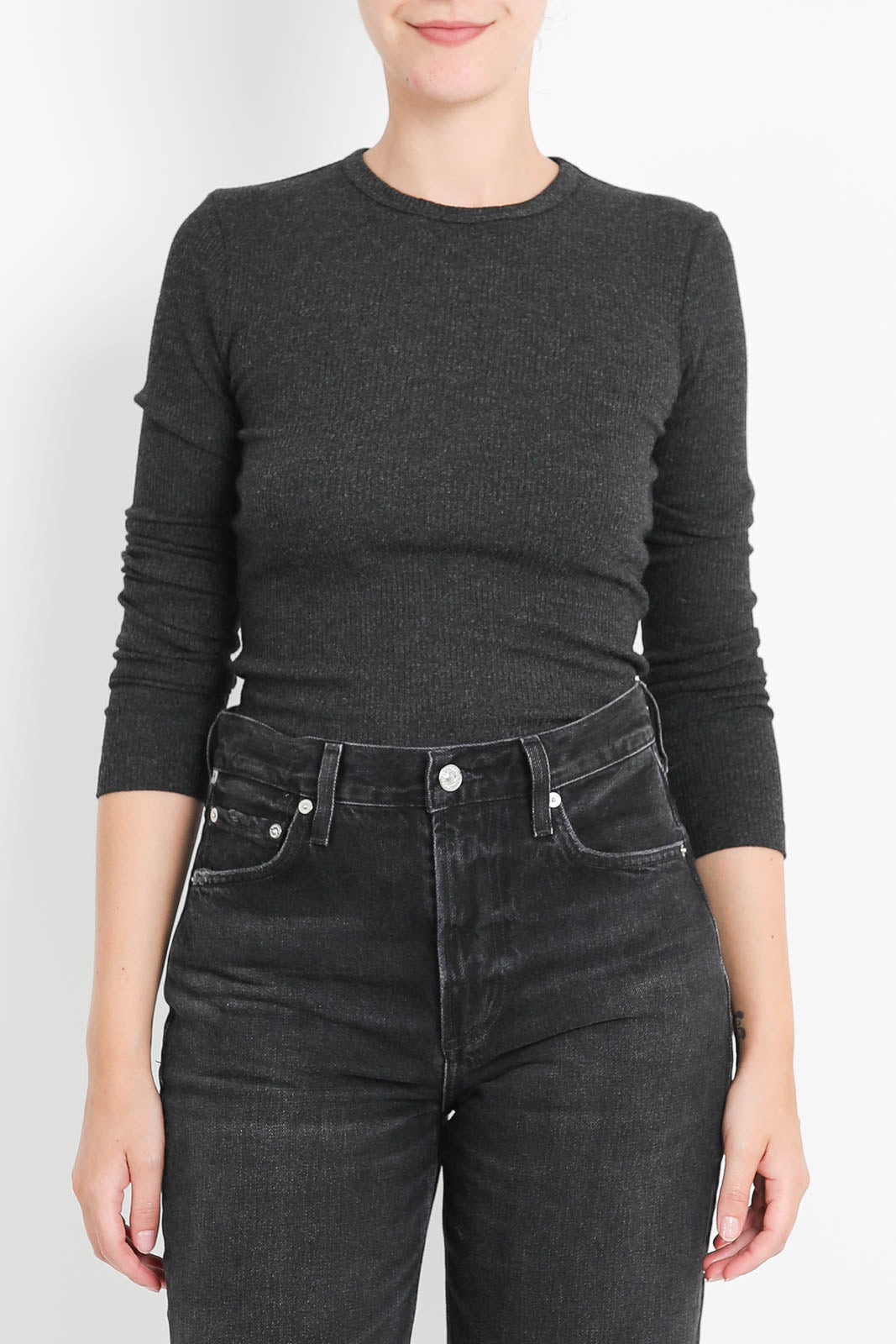 Agolde, Langarm-Shirt Delphi in Katniss