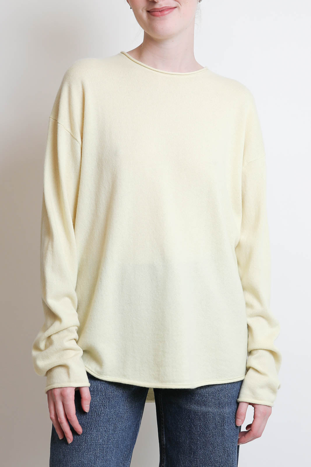 Guest In Residence, Pullover Oversized Crew in Mist