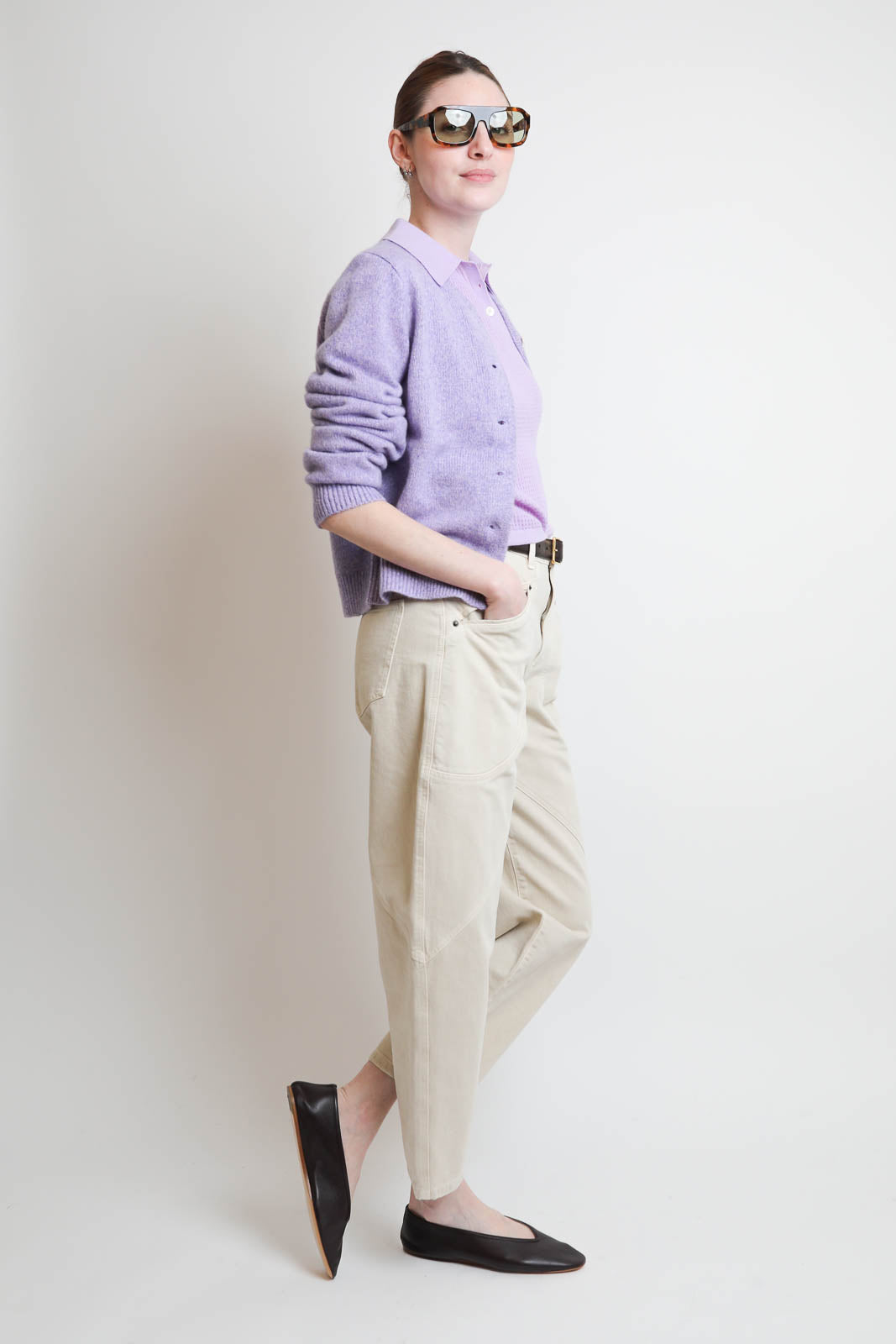 Guest In Residence, Cardigan Ava in Dusk