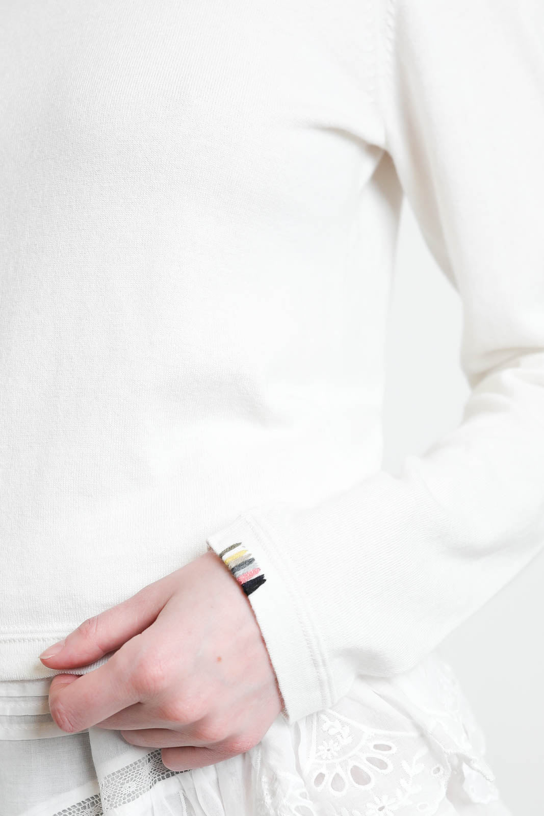 Extreme Cashmere, long sleeve shirt Lisa in Snow