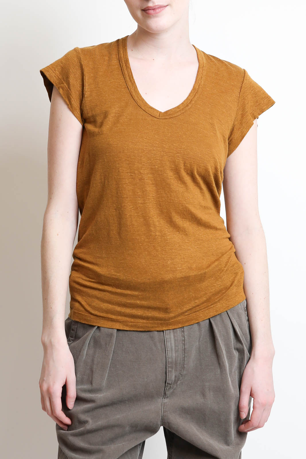 Marant Etoile, T-Shirt Zankou in Caramel