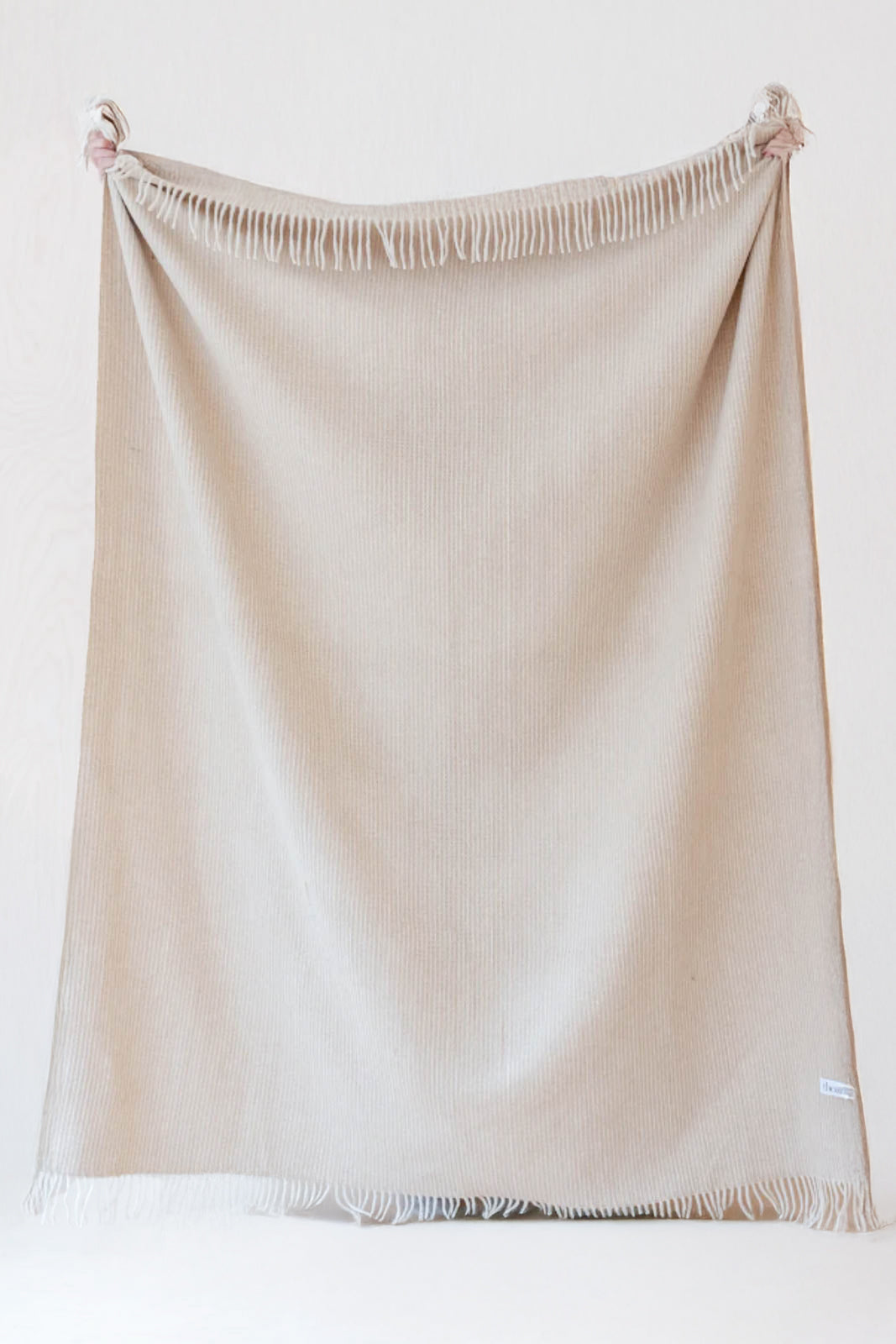 Decke Recycled Wool in Camel