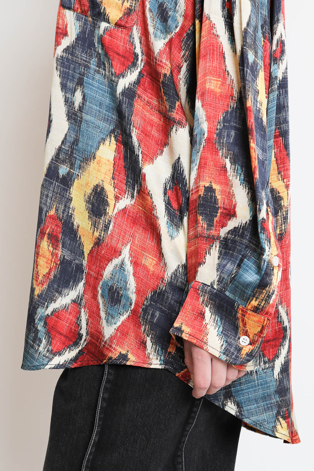 R13, Bluse Drop Neck in Multicolor