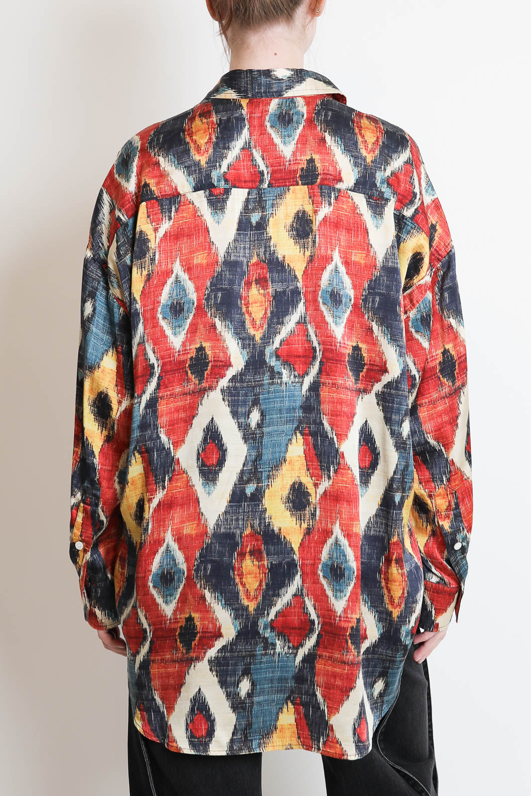 R13, Bluse Drop Neck in Multicolor