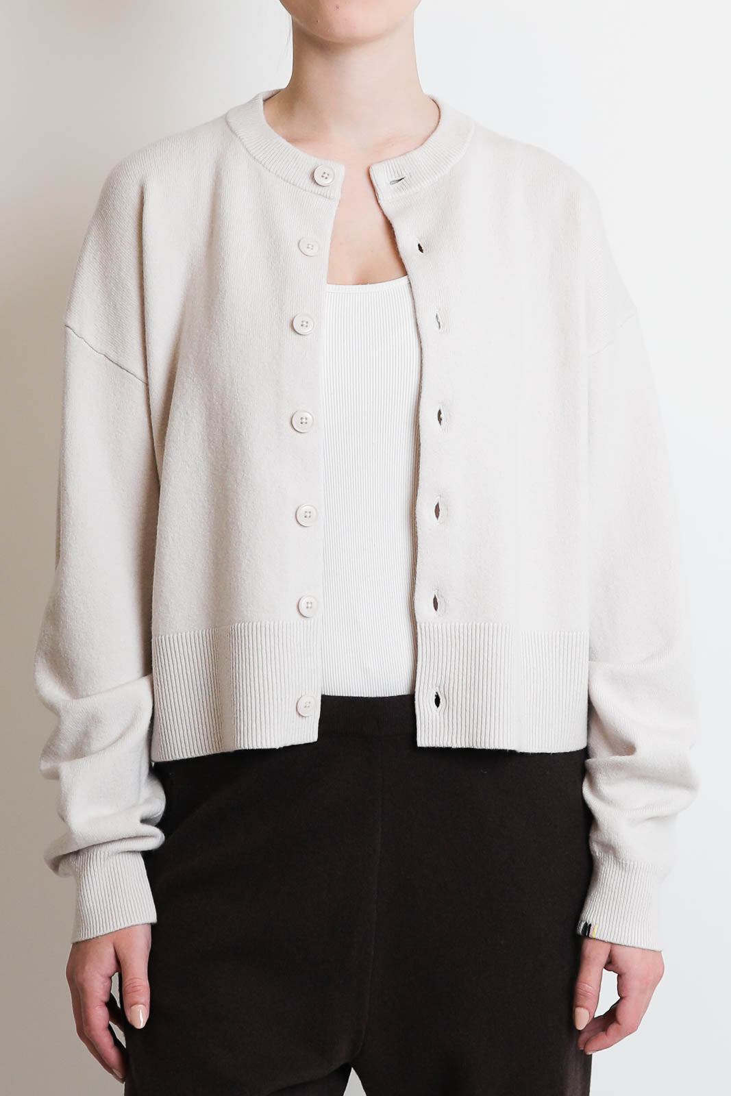 Extreme Cashmere, Cardigan Chou in Chalk