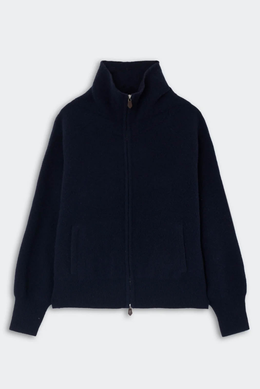 Guest in Residence, Cardigan Felted Zip in Midnight