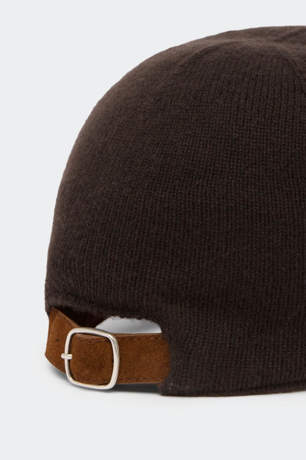 Guest in Residence, Baseball-Cap aus Wolle in Carmine/Burnt Cocoa