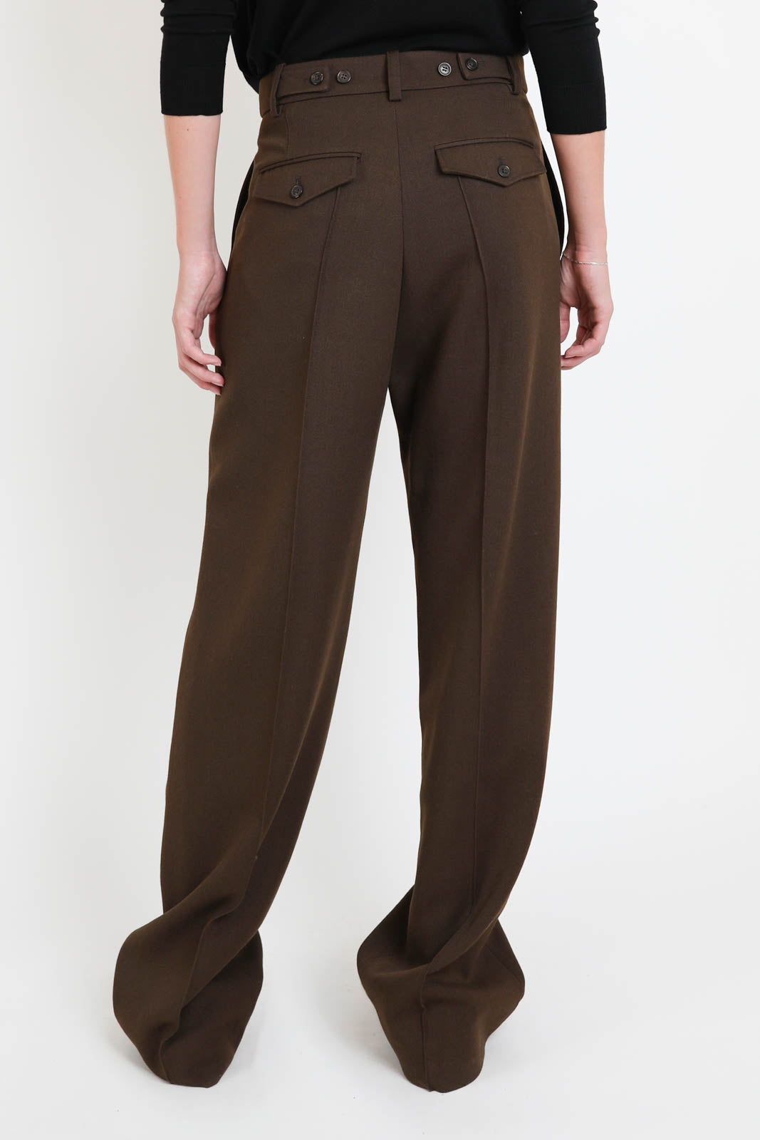 Laurence Bras, Hose Aube in Dark Brown