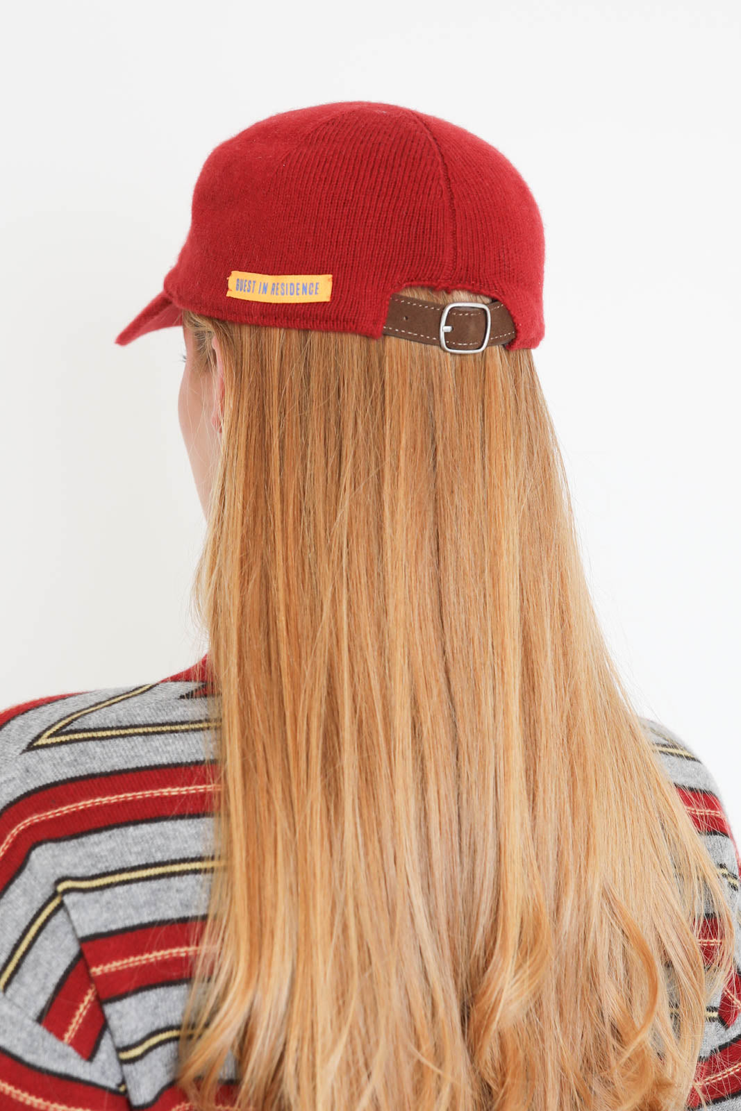 Guest in Residence, Baseball-Cap aus Wolle in Burnt Cocoa/Burnt Sienna