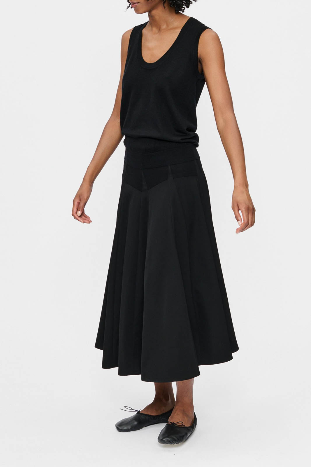 6397, Rock Knit Combo in Schwarz