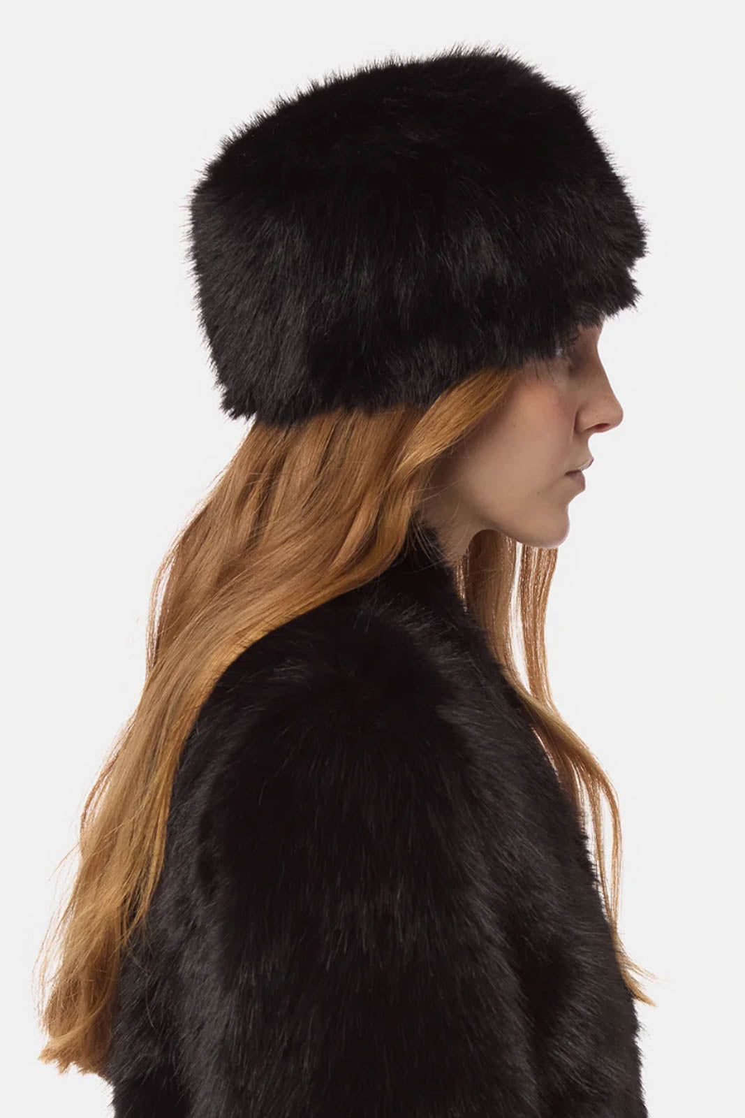 Apparis, Hut Margot Sable Pillbox in Schwarz