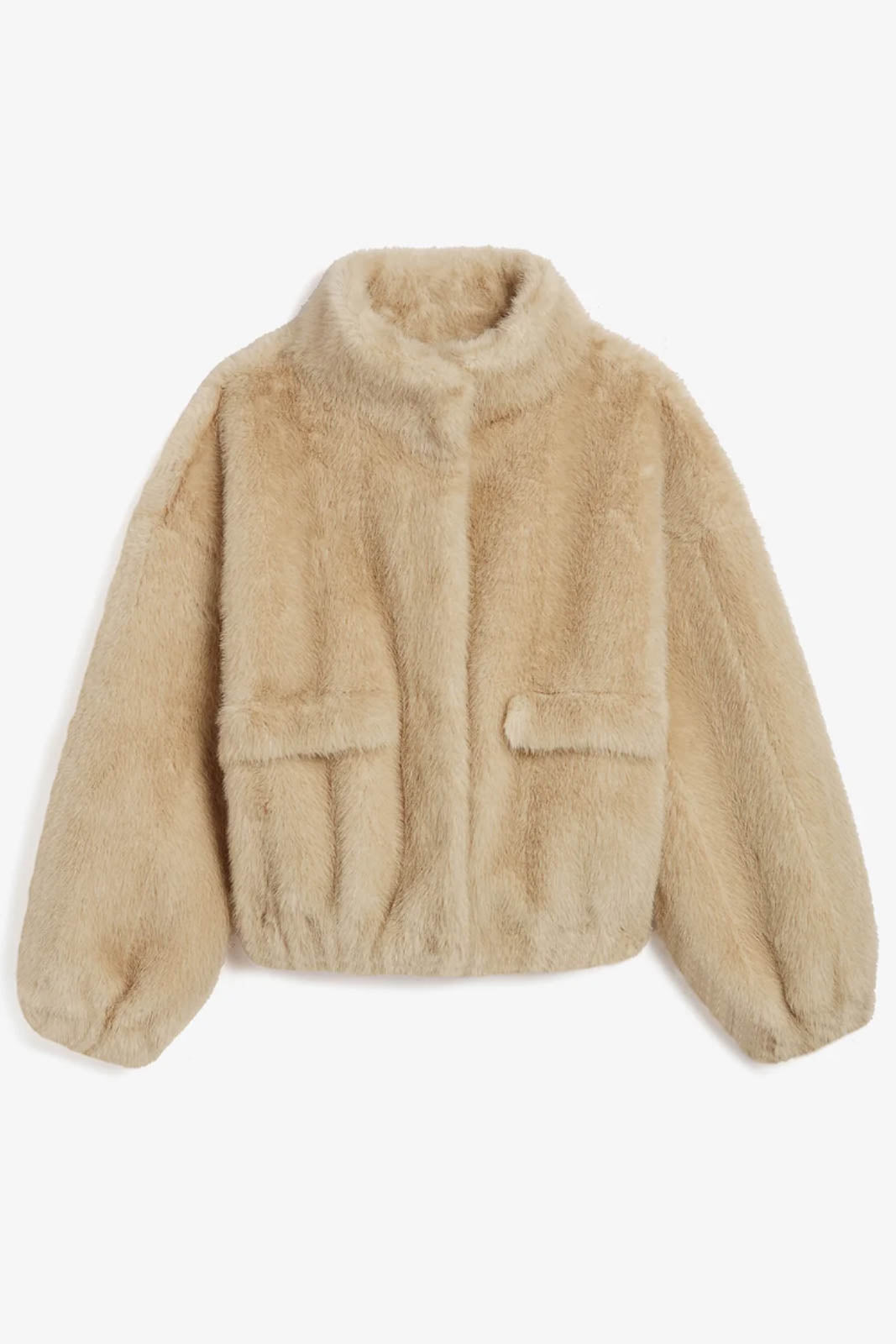 Apparis, Jacke/Bomber Iris Shaved Mink in Latte Multi