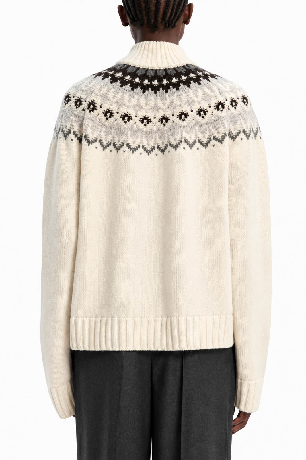 Arch4, « Pullover » de Saint-Gervais, motif Fair Isle « Snow White »