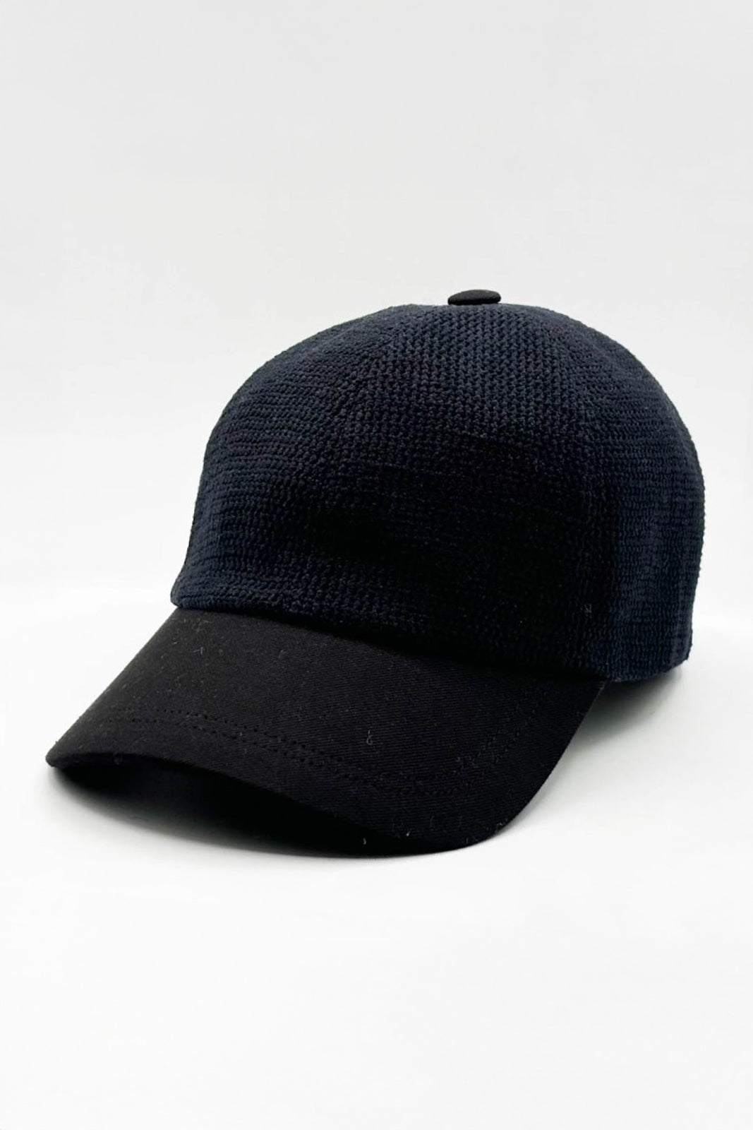 Baseball-Cap Filetti in Schwarz