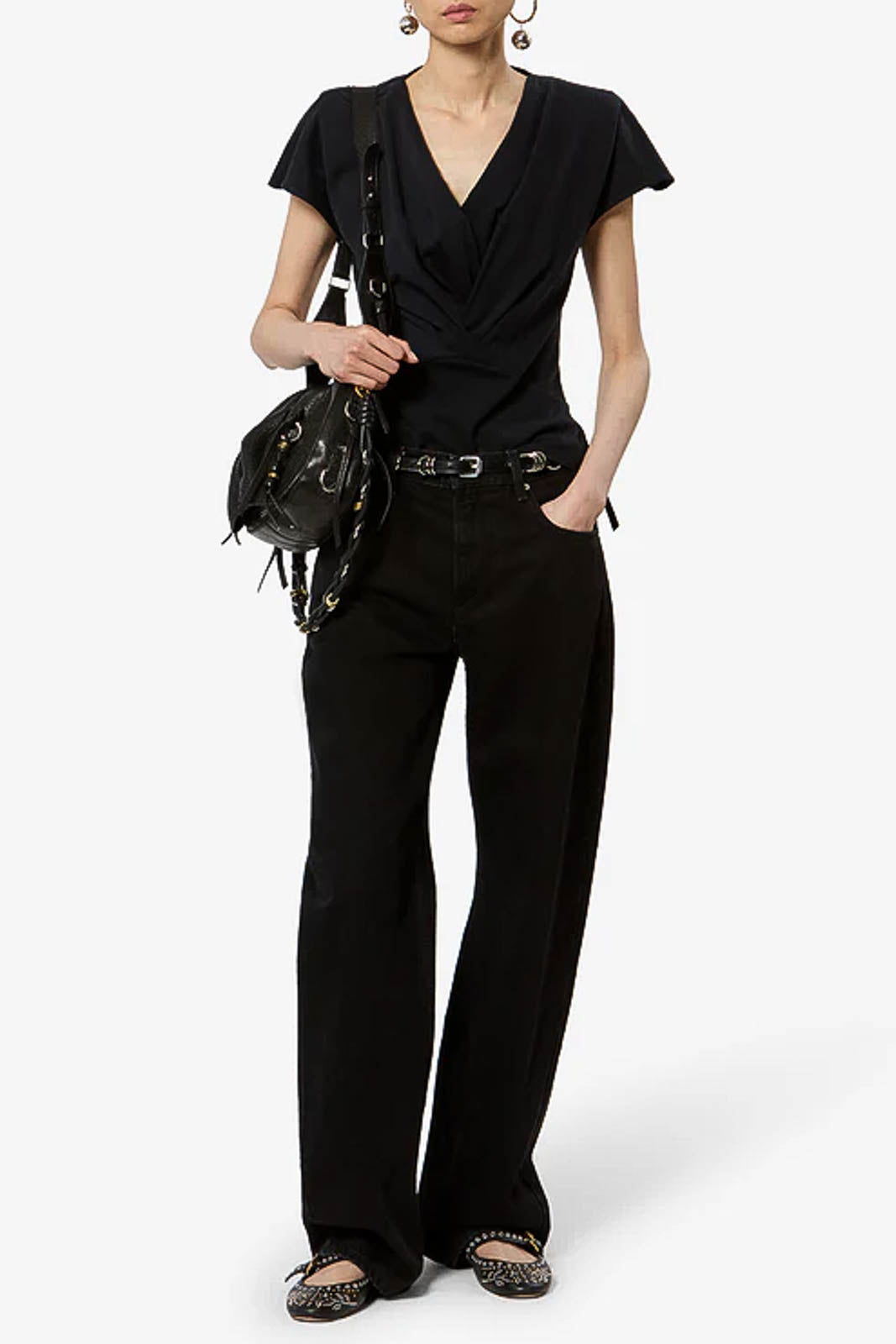 Marant Etoile, T-Shirt Nadrine in Schwarz