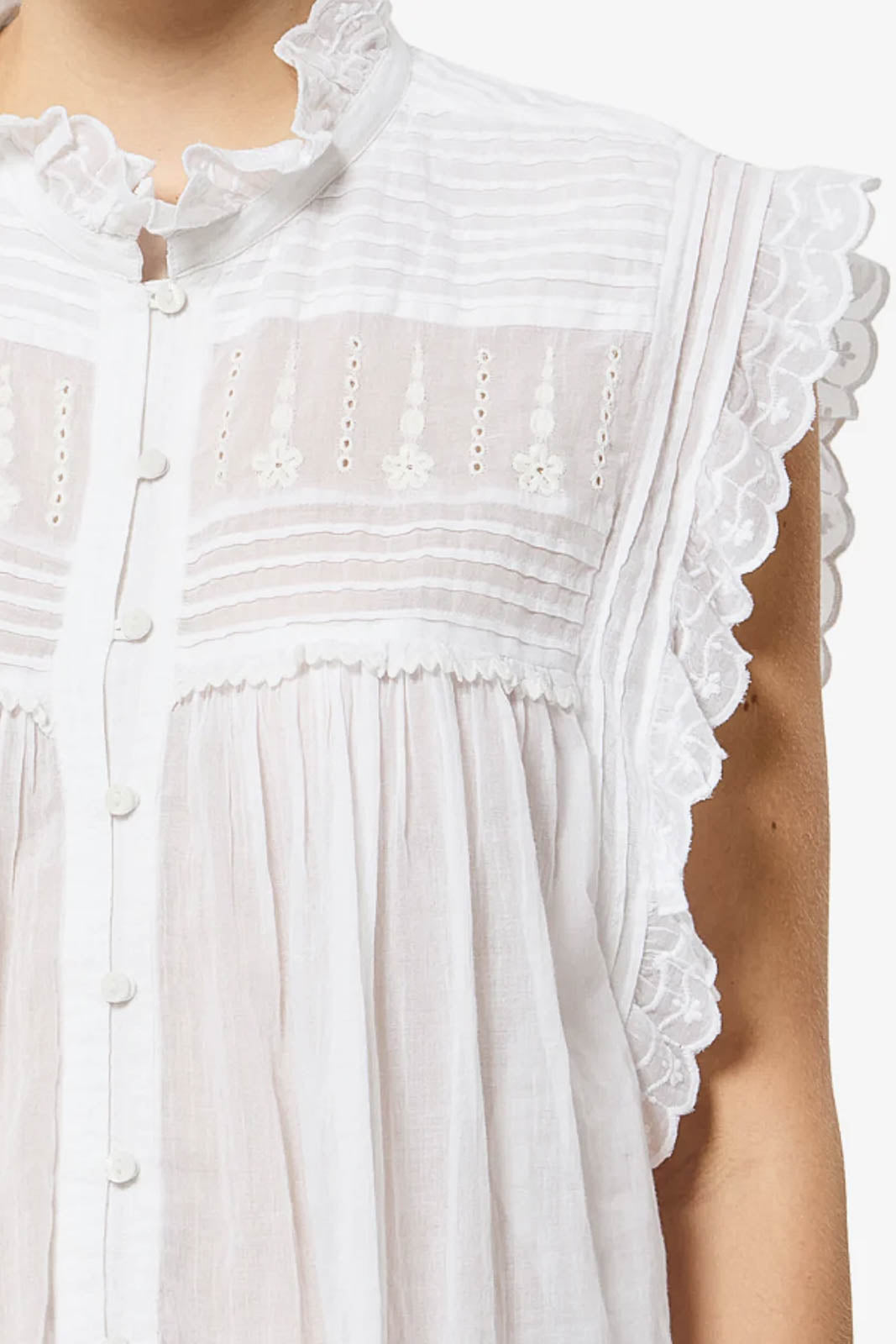 Marant Etoile, Bluse Dersia in Weiss