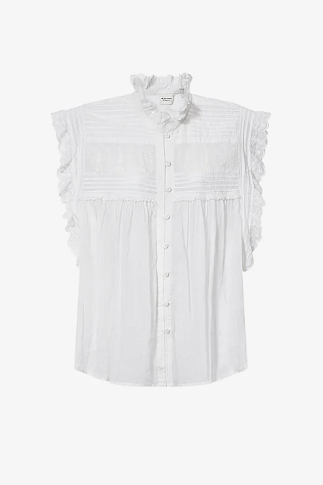 Marant Etoile, Bluse Dersia in Weiss