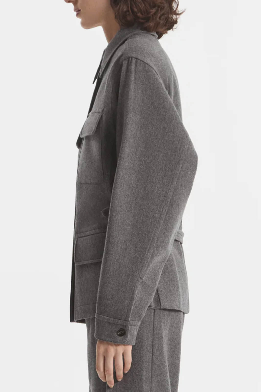 CO, Jacke Workwear in Grey Melange