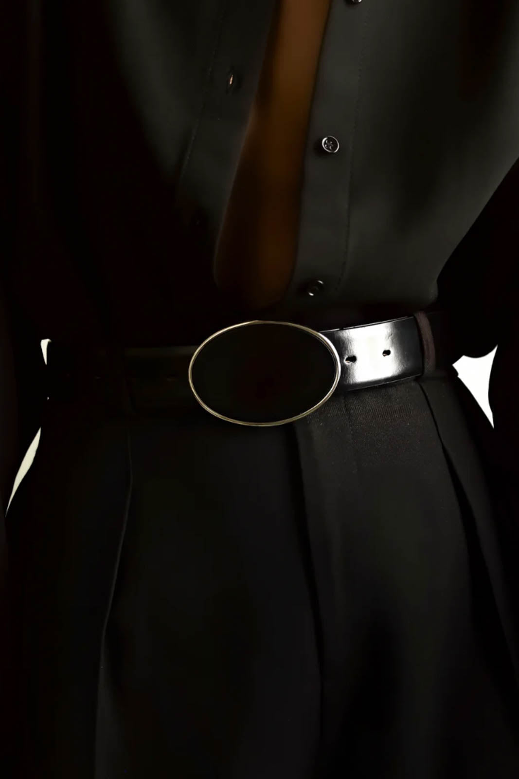 Déhanche, Gürtel Flint in Black/Silver