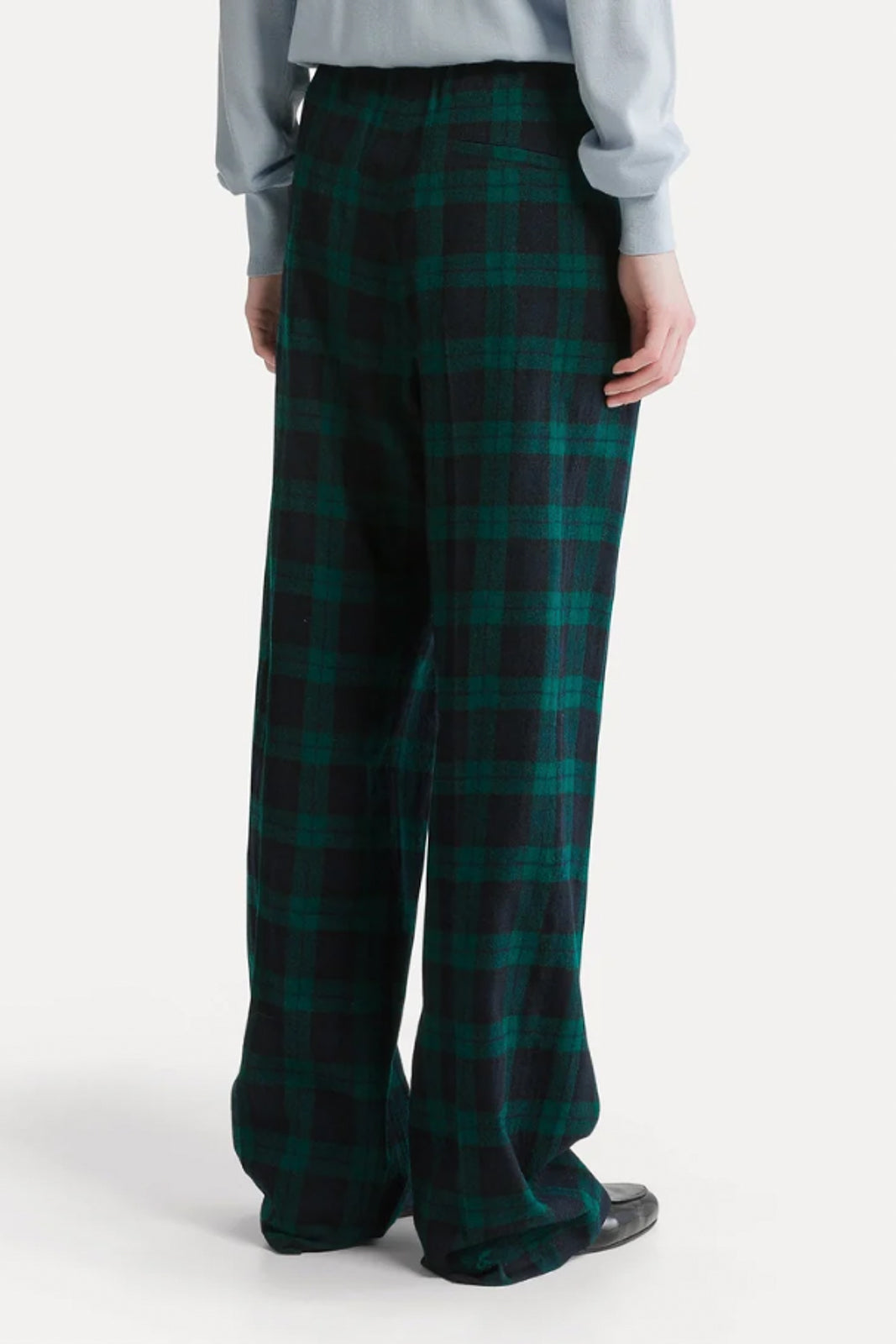 Forte Forte, Hose Highland Tartan in Woods