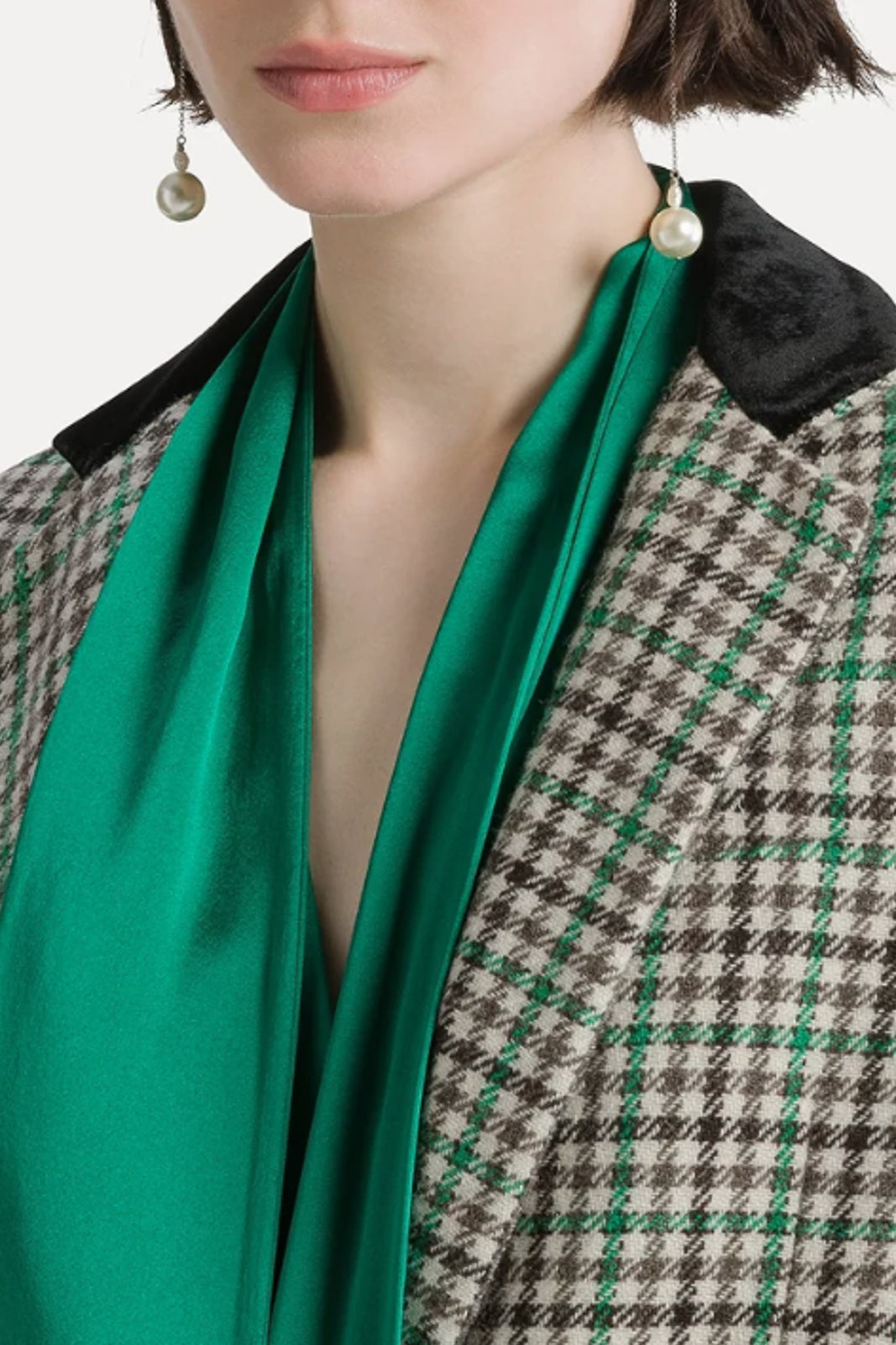 Forte Forte, Blazer British Check in Royal