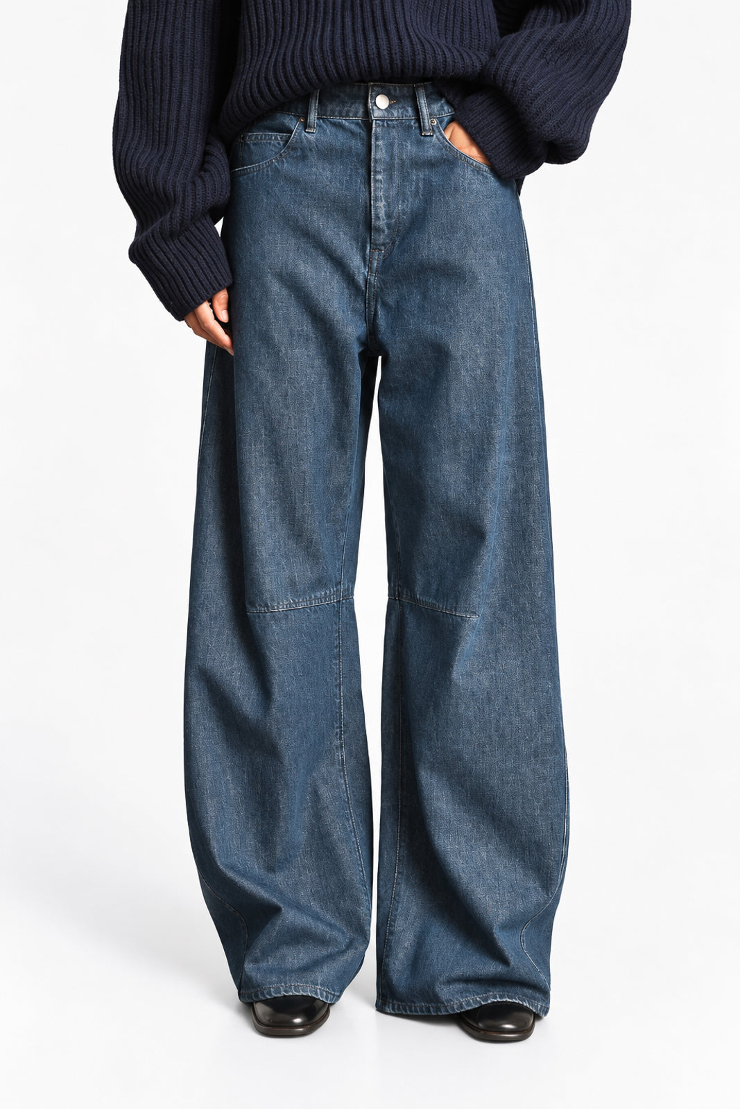 Jeans Gaspard in Bleu Gris