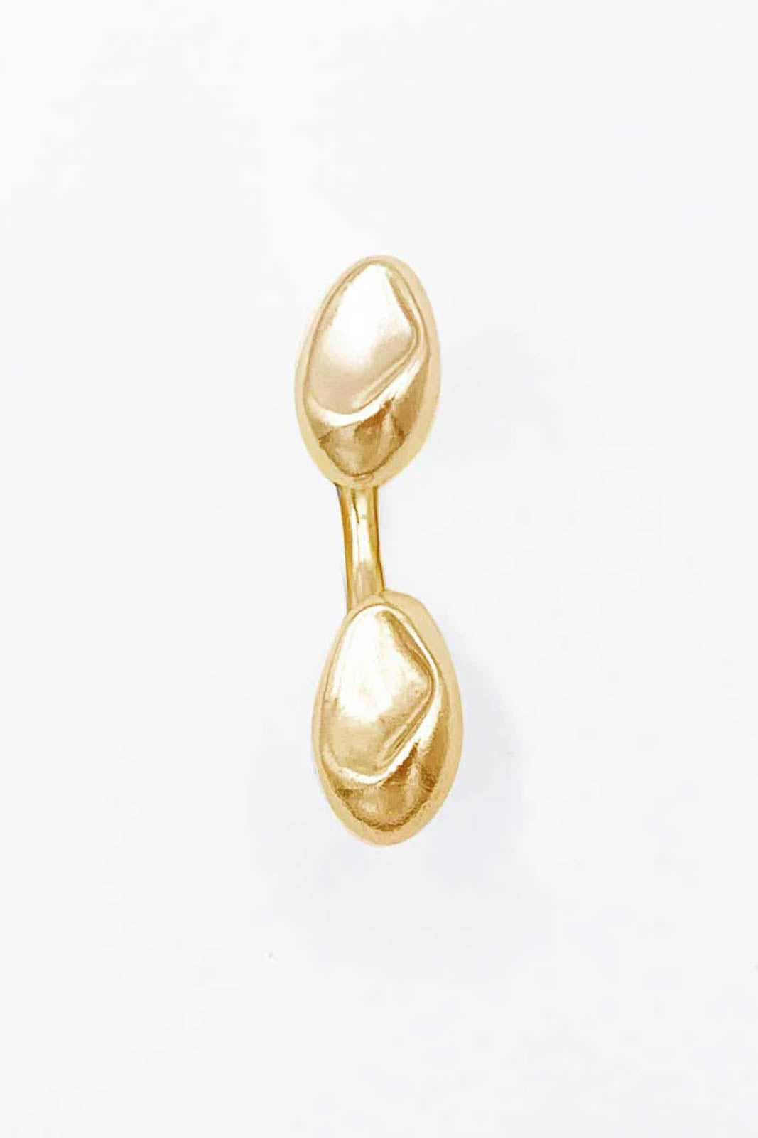 Ohrringe Double Coeur in Gold