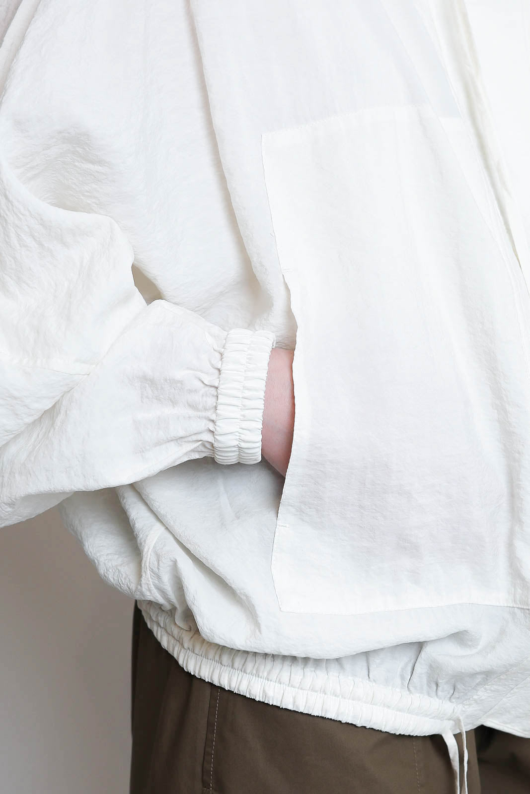 Lee Mathews, Alexia Bomber Jacket in Natural