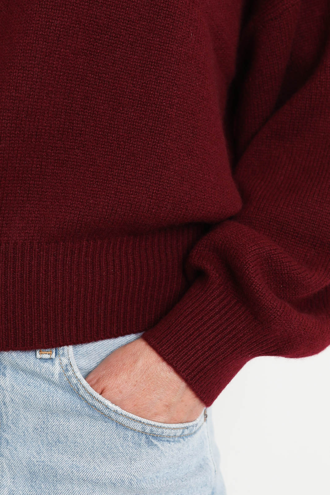 Lisa Yang, Pullover Etta in Deep Plum