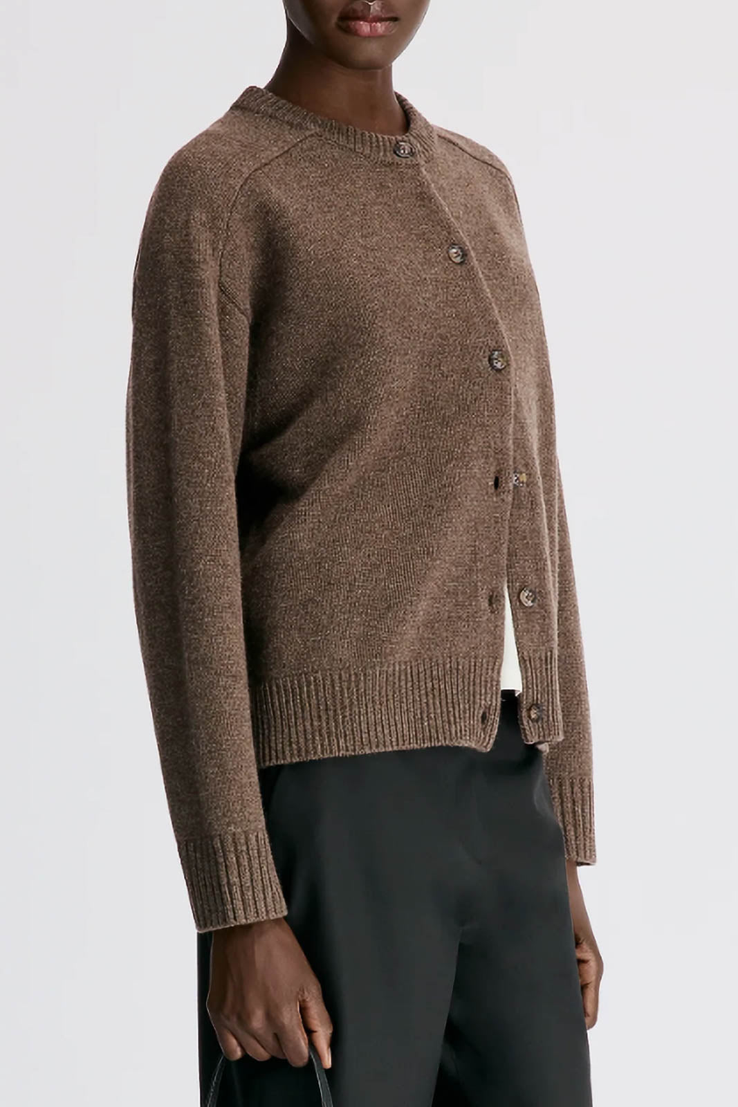 Loulou de Saison, Cardigan Aidar Long in Grizzly