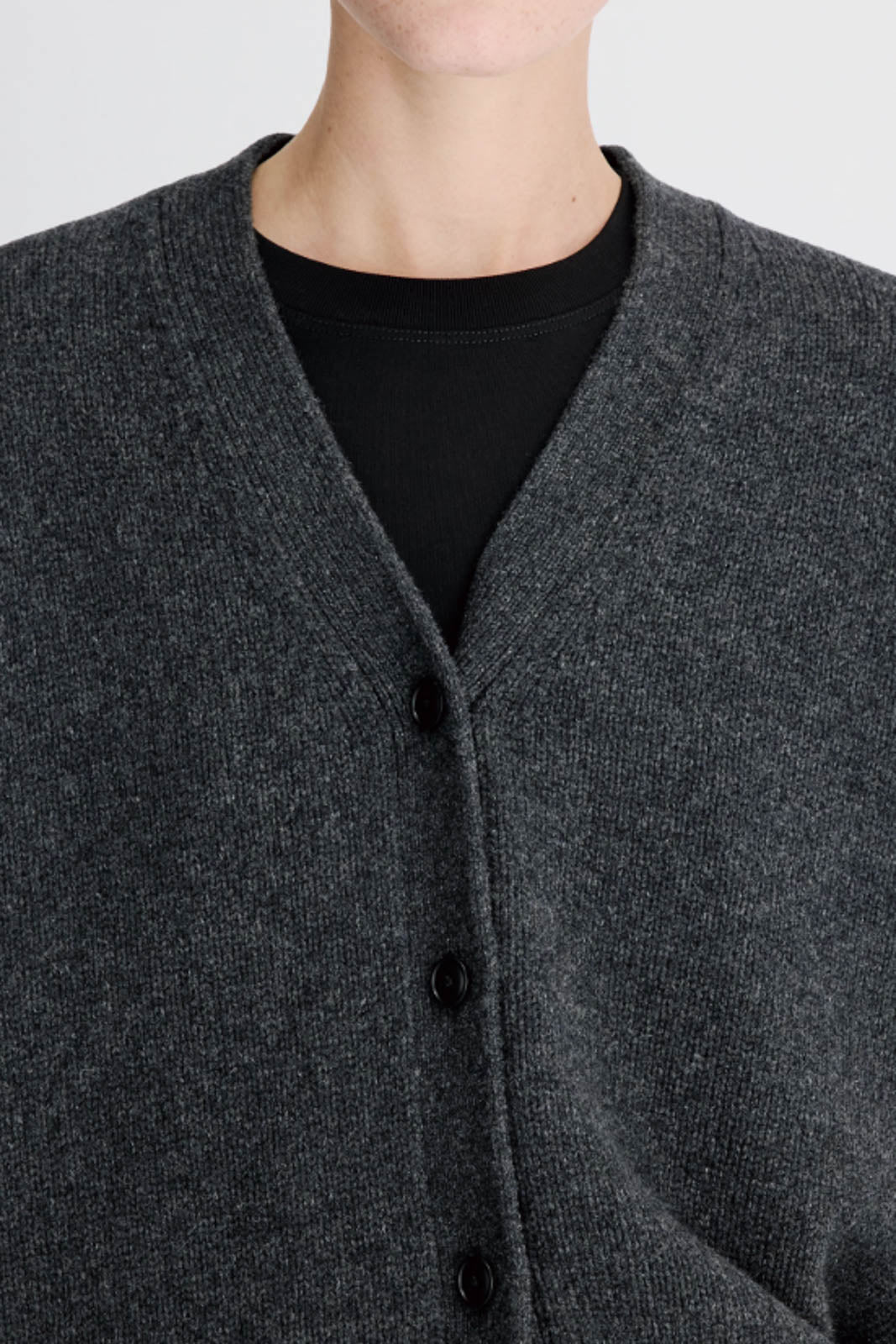 Loulou de Saison, Cardigan Duca in Charcoal