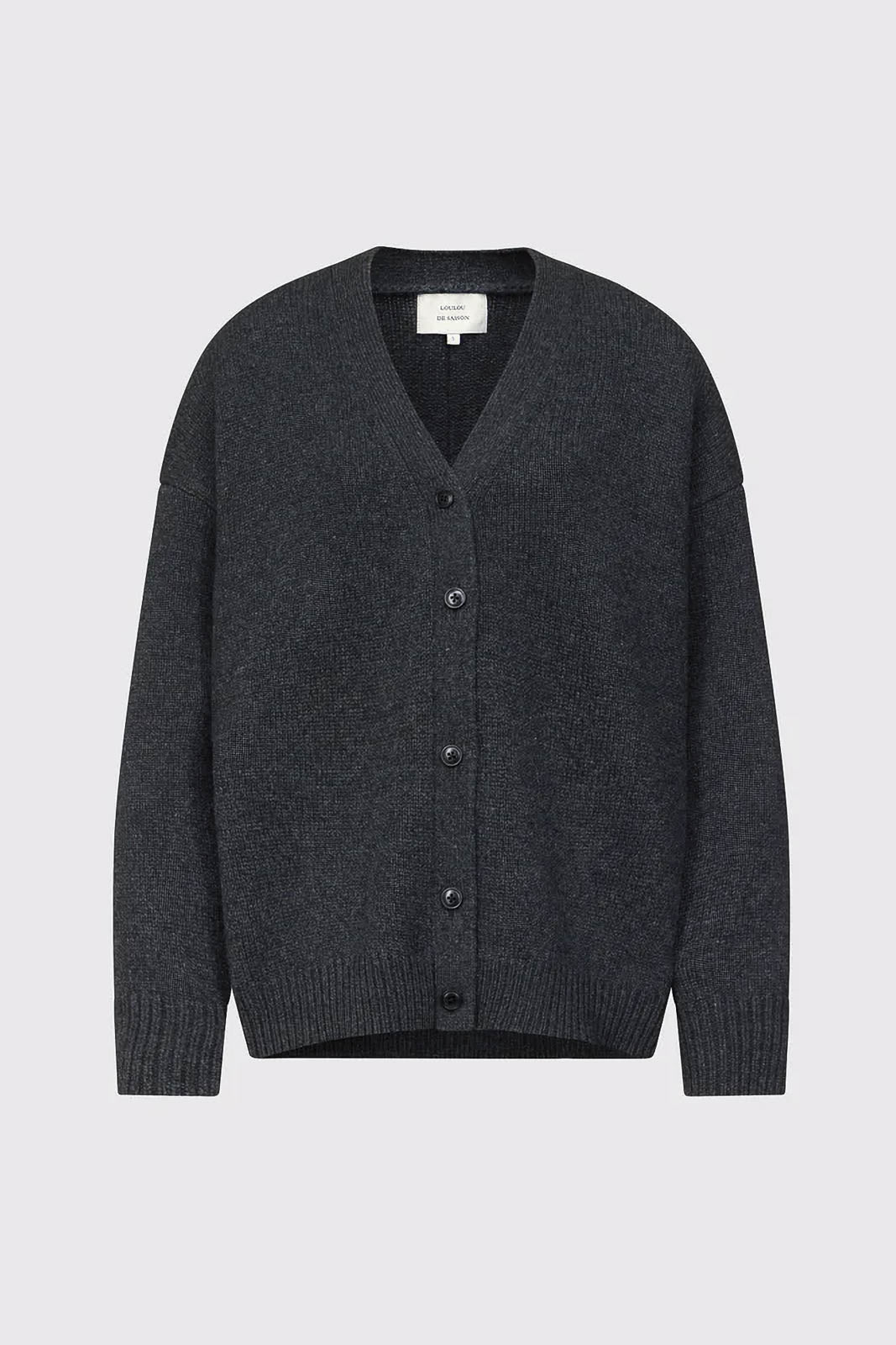 Loulou de Saison, Cardigan Duca in Charcoal