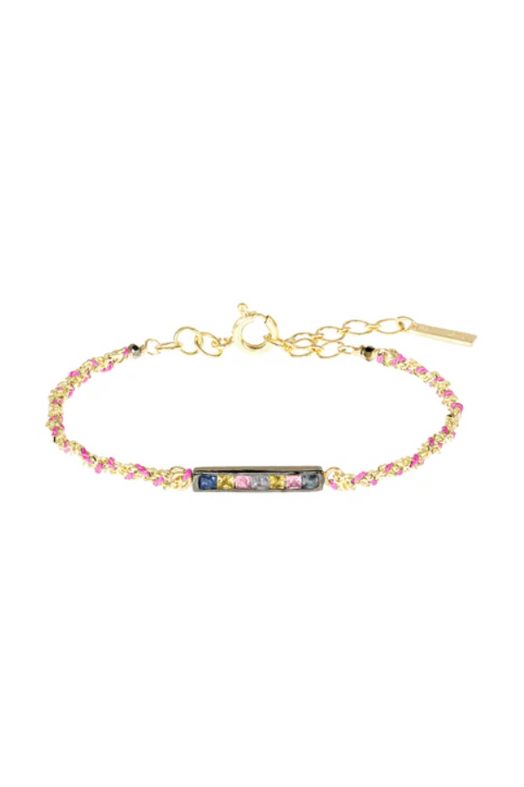 Marie Laure Chamorel, Armband aus Sterling Silver in Gold/Cherry