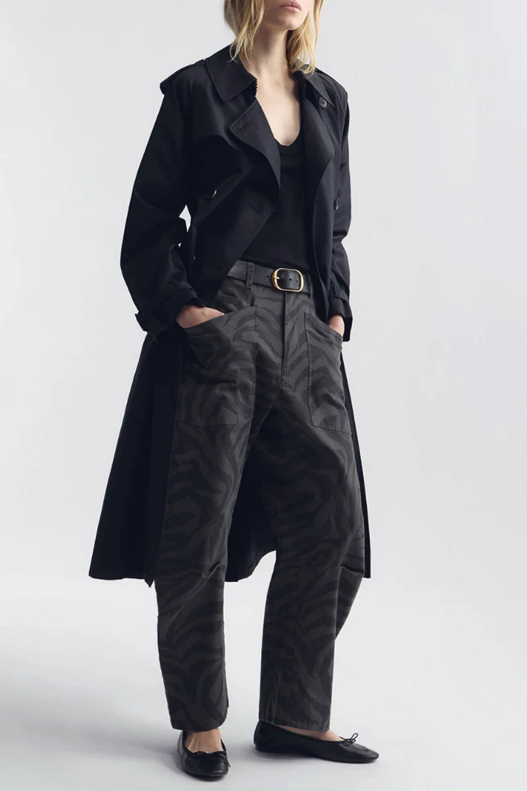 Nili Lotan, Mantel Tanner in Schwarz