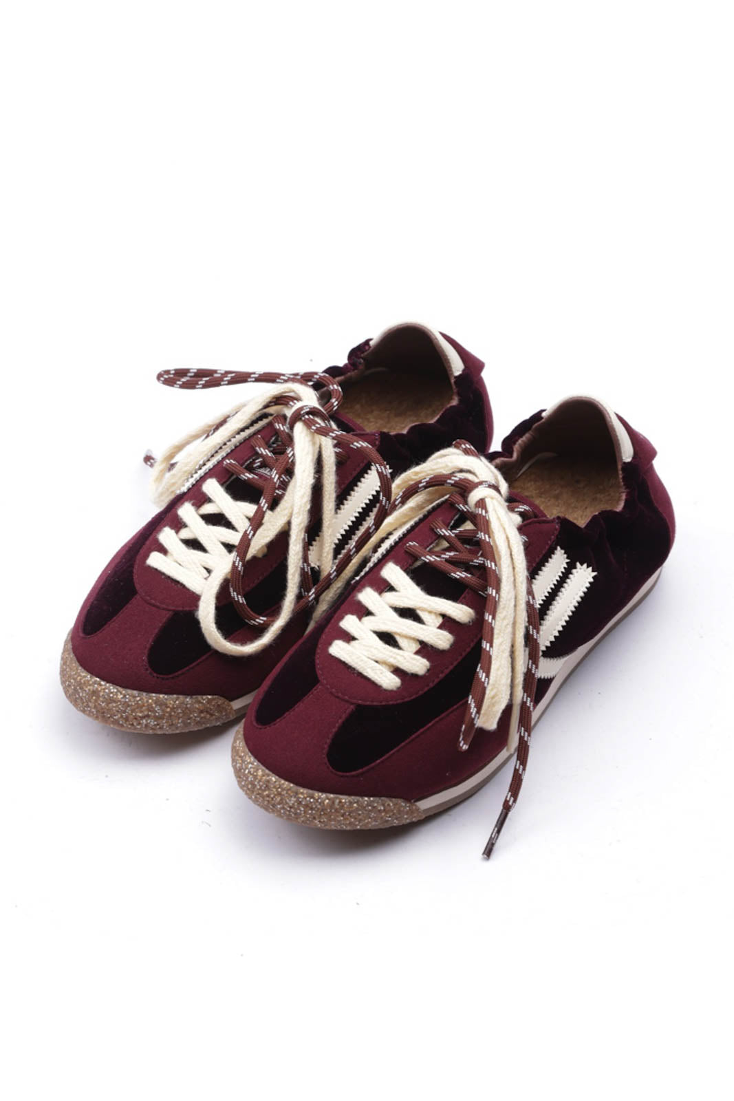 Puraai, Sneakers Panther in Wine