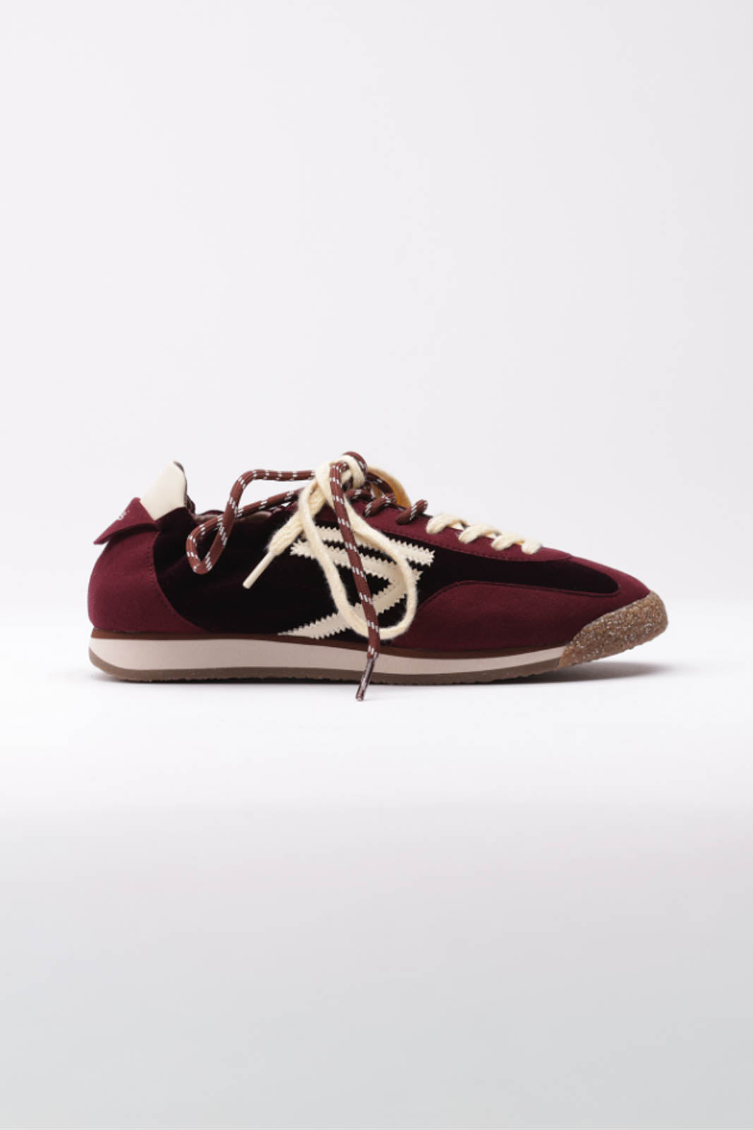 Puraai, Sneakers Panther in Wine