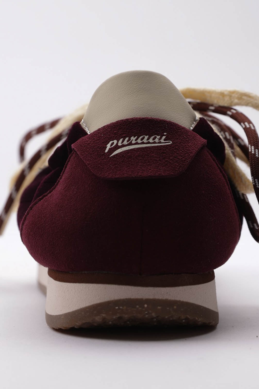 Puraai, Sneakers Panther in Wine