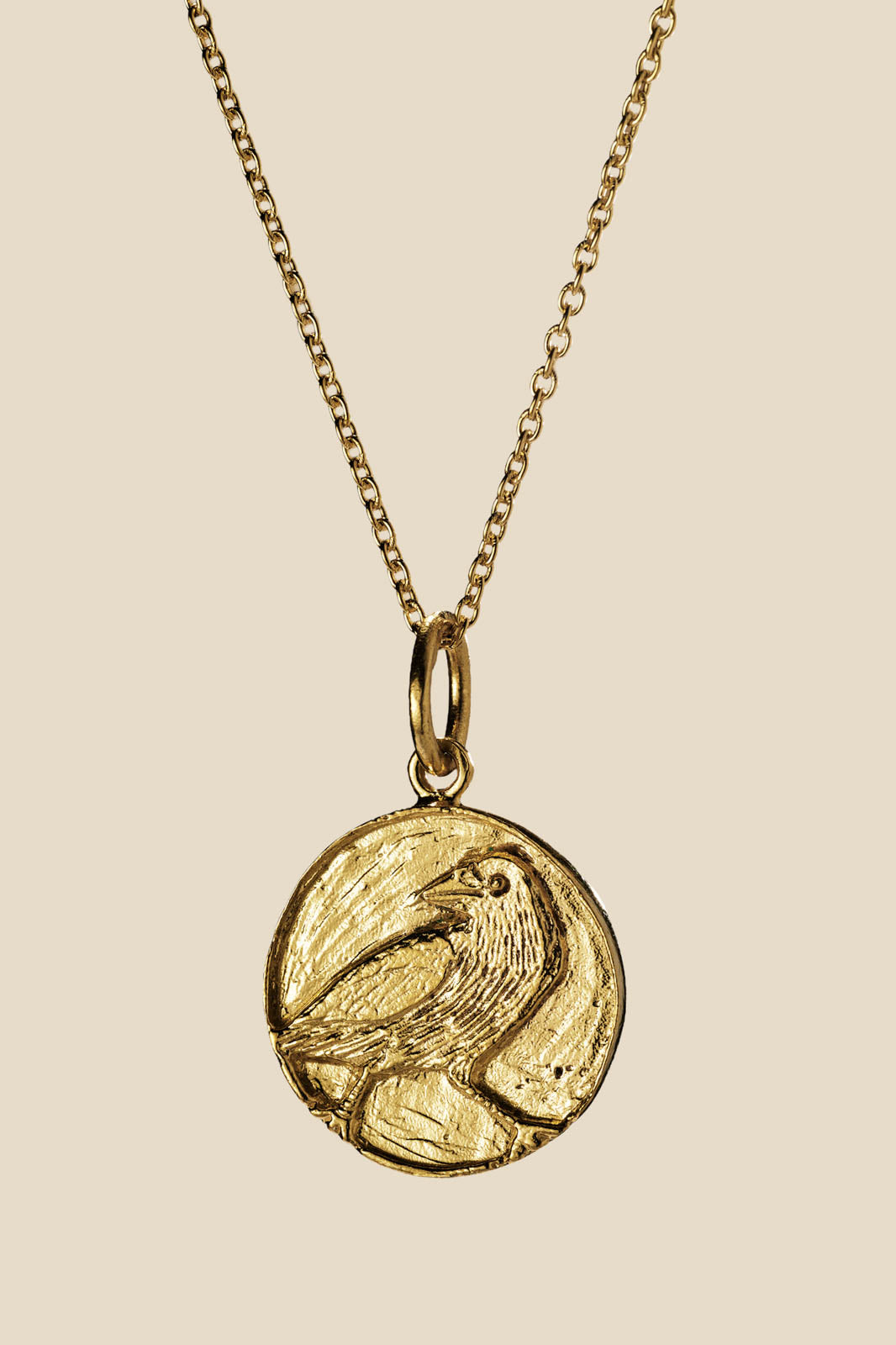 Purple Connective, Halskette Raven in Gold