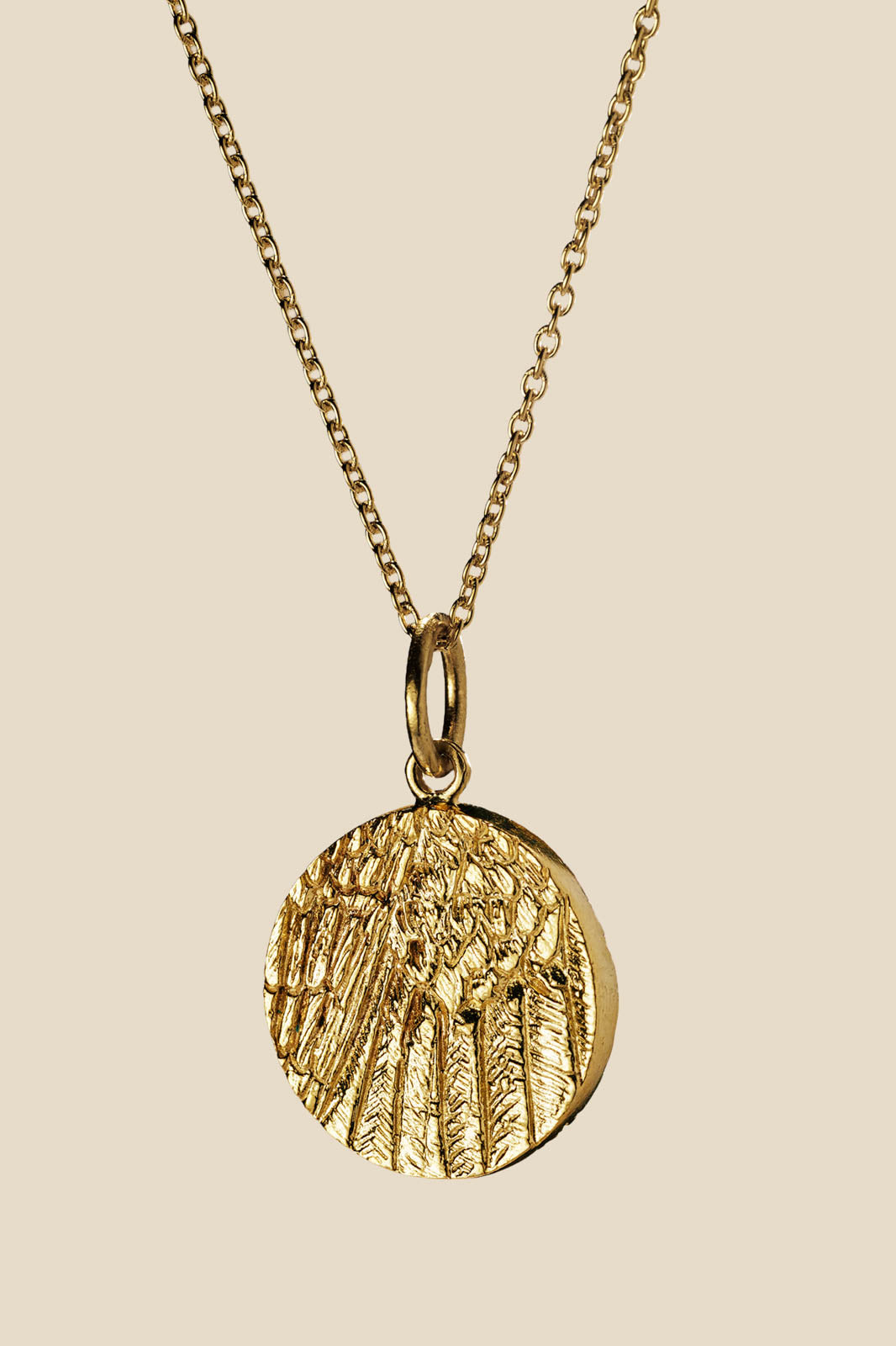 Purple Connective, Halskette Raven in Gold