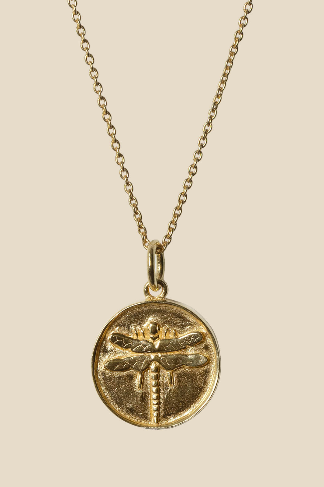 Purple Connective, Halskette Dragonfly in Gold