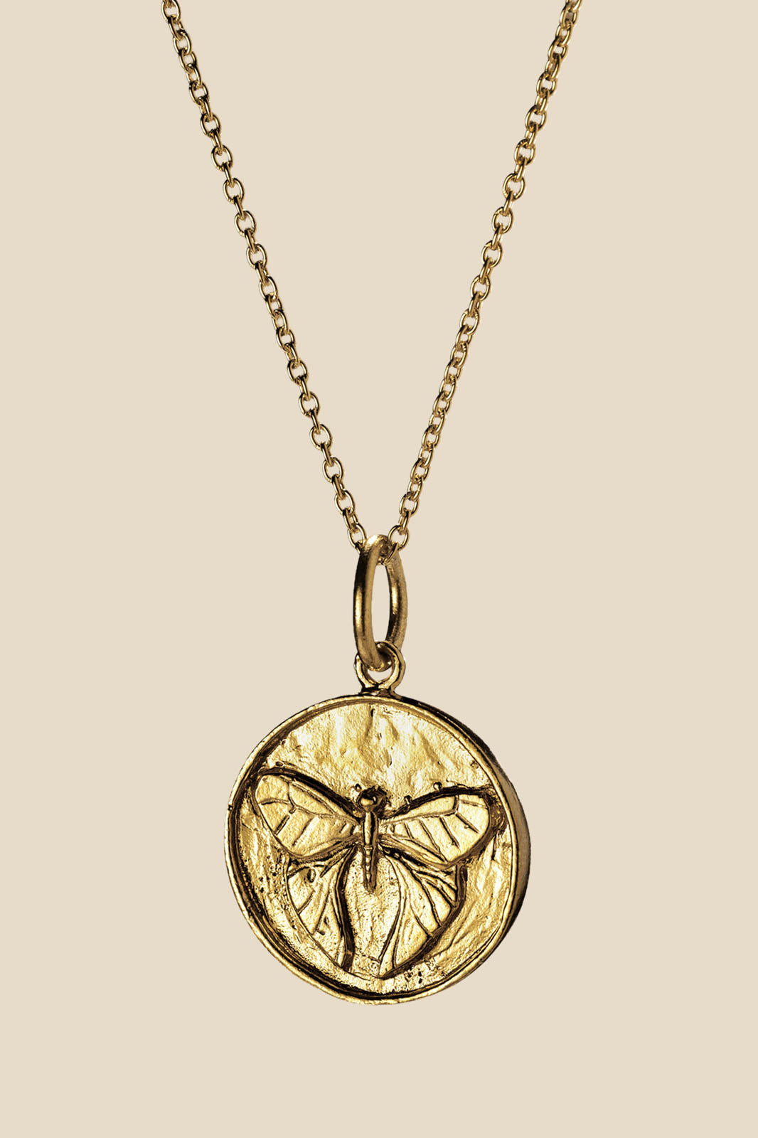 Purple Connective, Halskette Butterfly in Gold