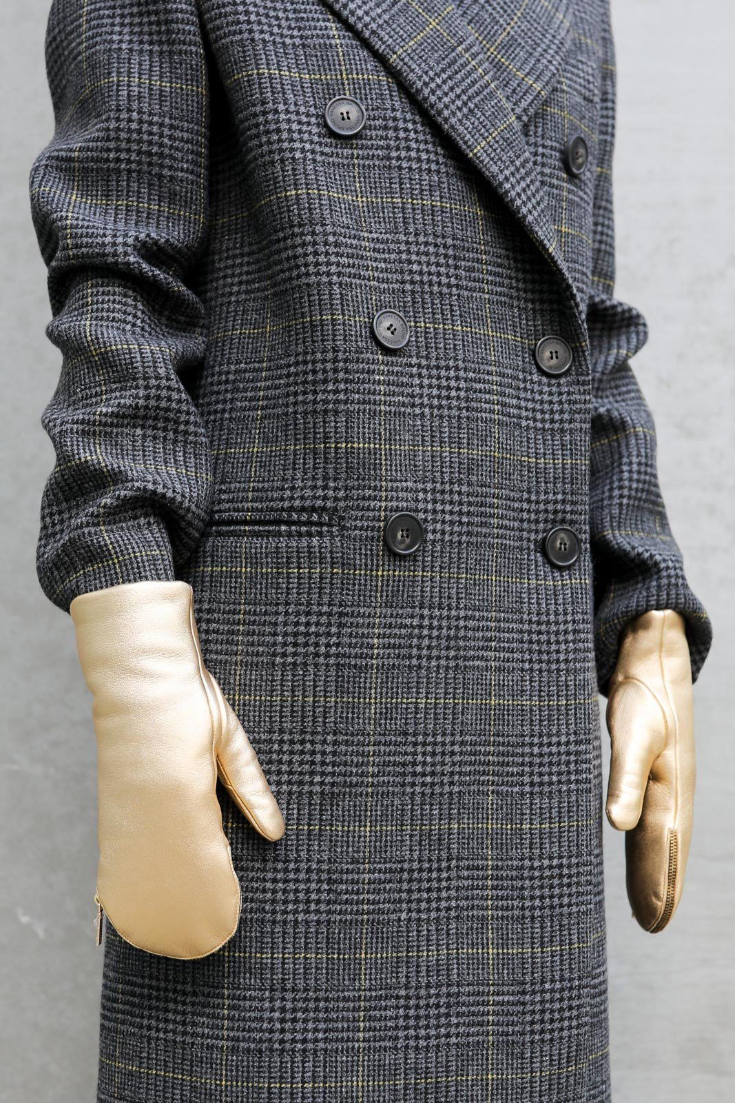 Handschuhe in Gold/Black