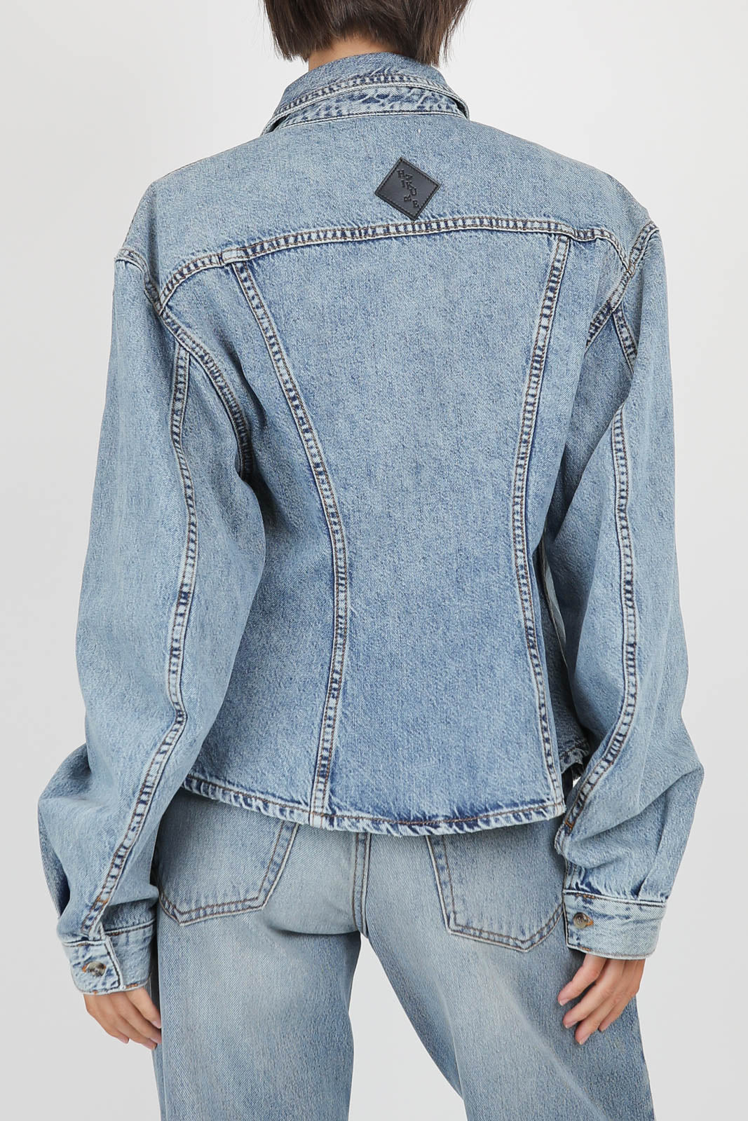 Bluse Lee in Dive Blue Wash