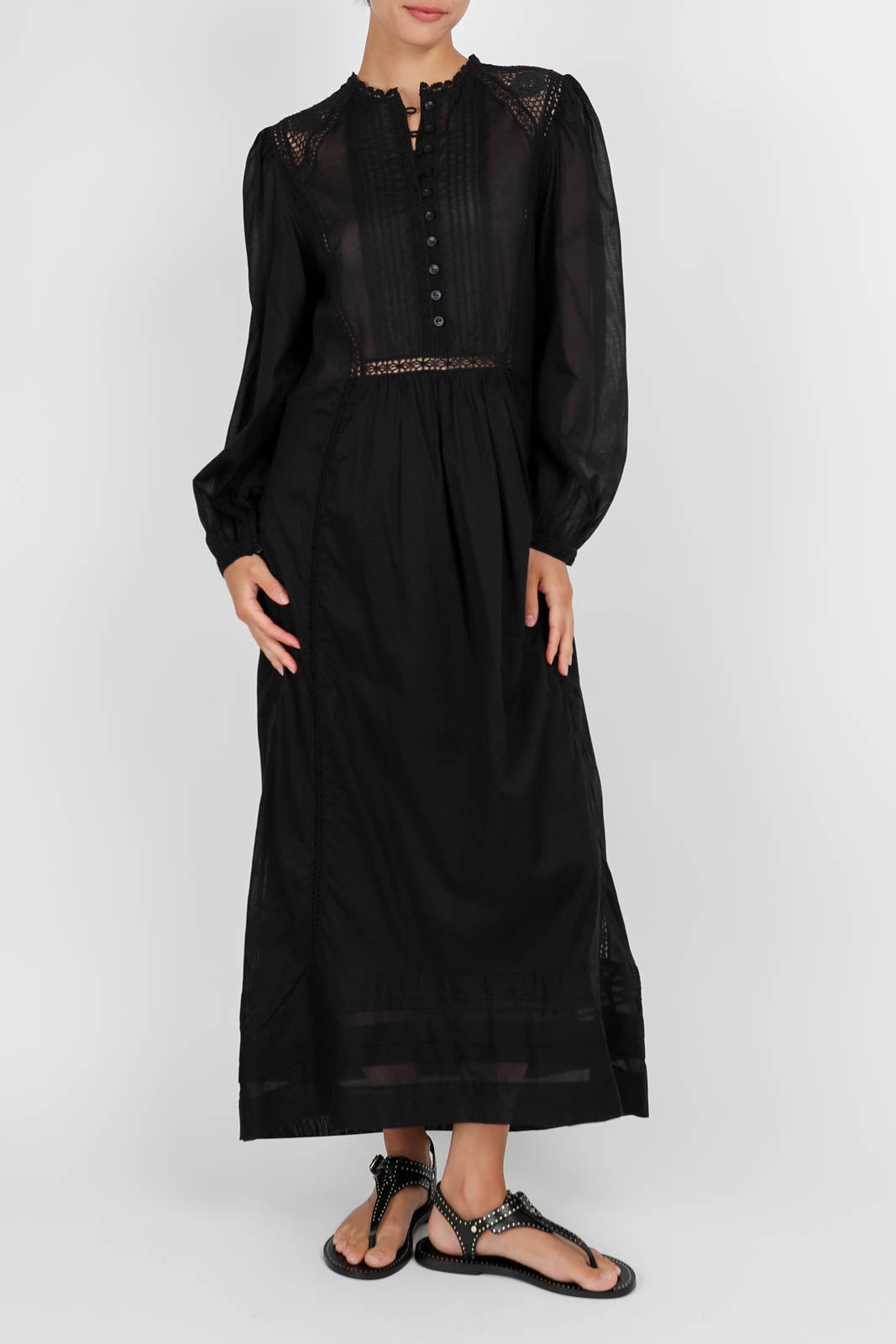 Kleid Gisela in Schwarz